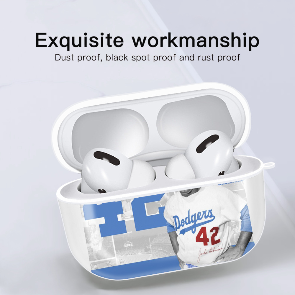  AirPods Pro Hard Case White With Keychain, Durable Flexible PC, Precise Cutouts, Anti-Fingerprint, Yellowing & Scratch Resistant, Full Protection, Washable