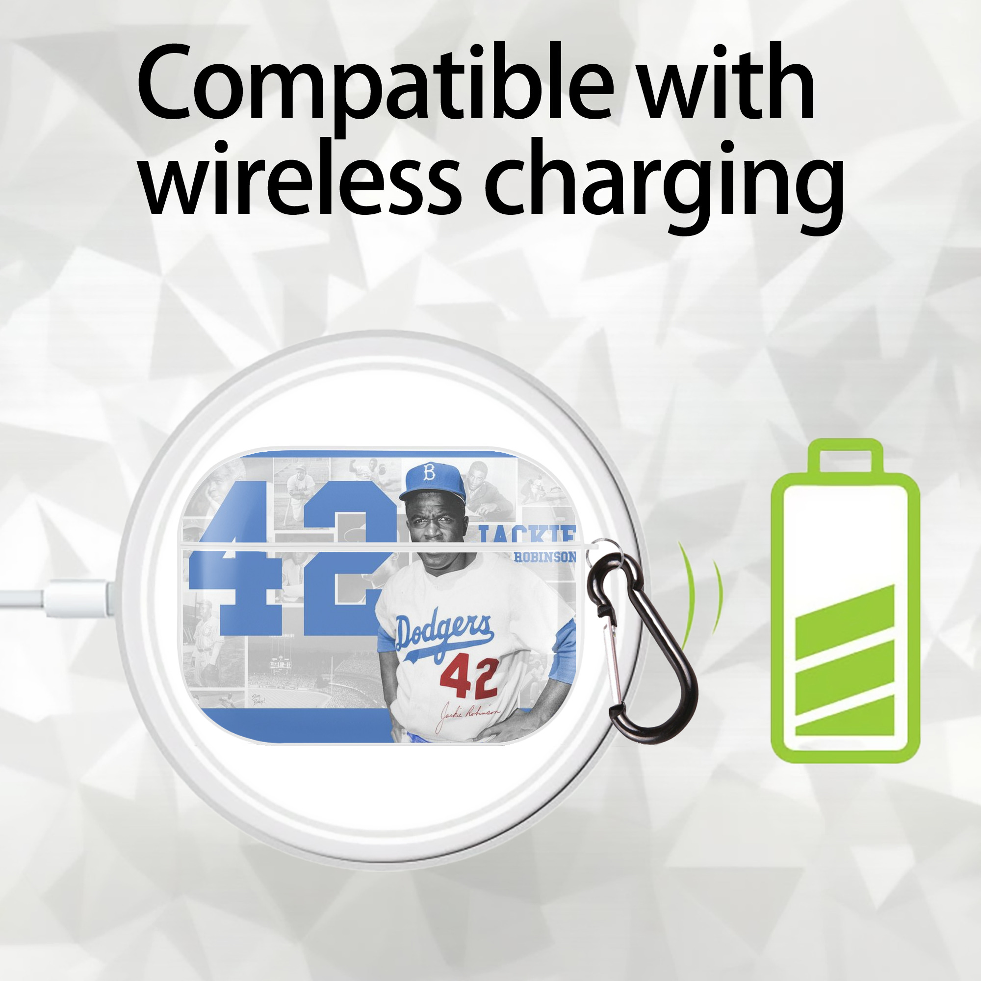  AirPods Pro Hard Case White With Keychain, Durable Flexible PC, Precise Cutouts, Anti-Fingerprint, Yellowing & Scratch Resistant, Full Protection, Washable