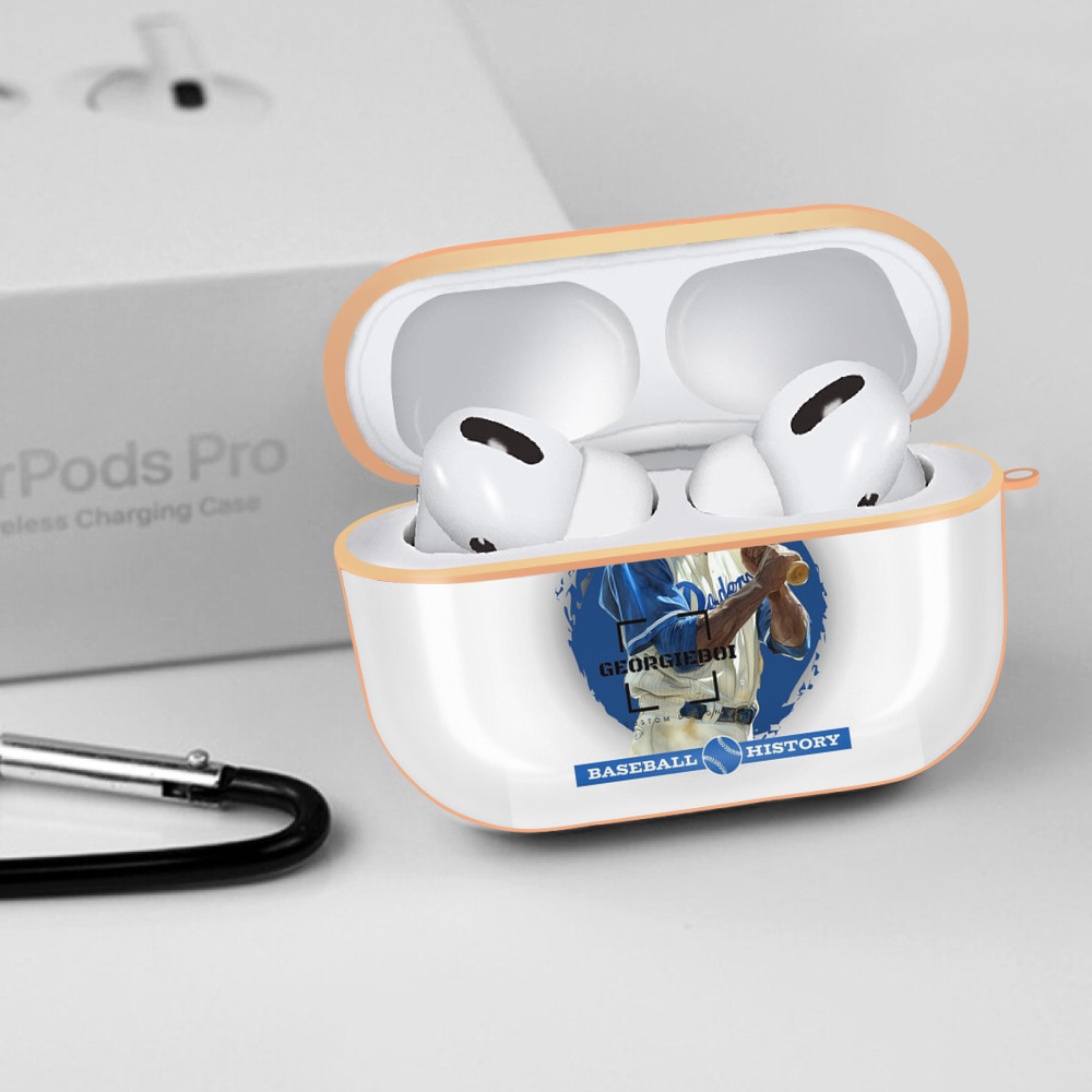  AirPods Pro Protective Case Rose Gold, Flexible PC Material, Precise Fit, Anti-Slip Cover, Full Protection, Fingerprint Resistant, Washable With Keychain