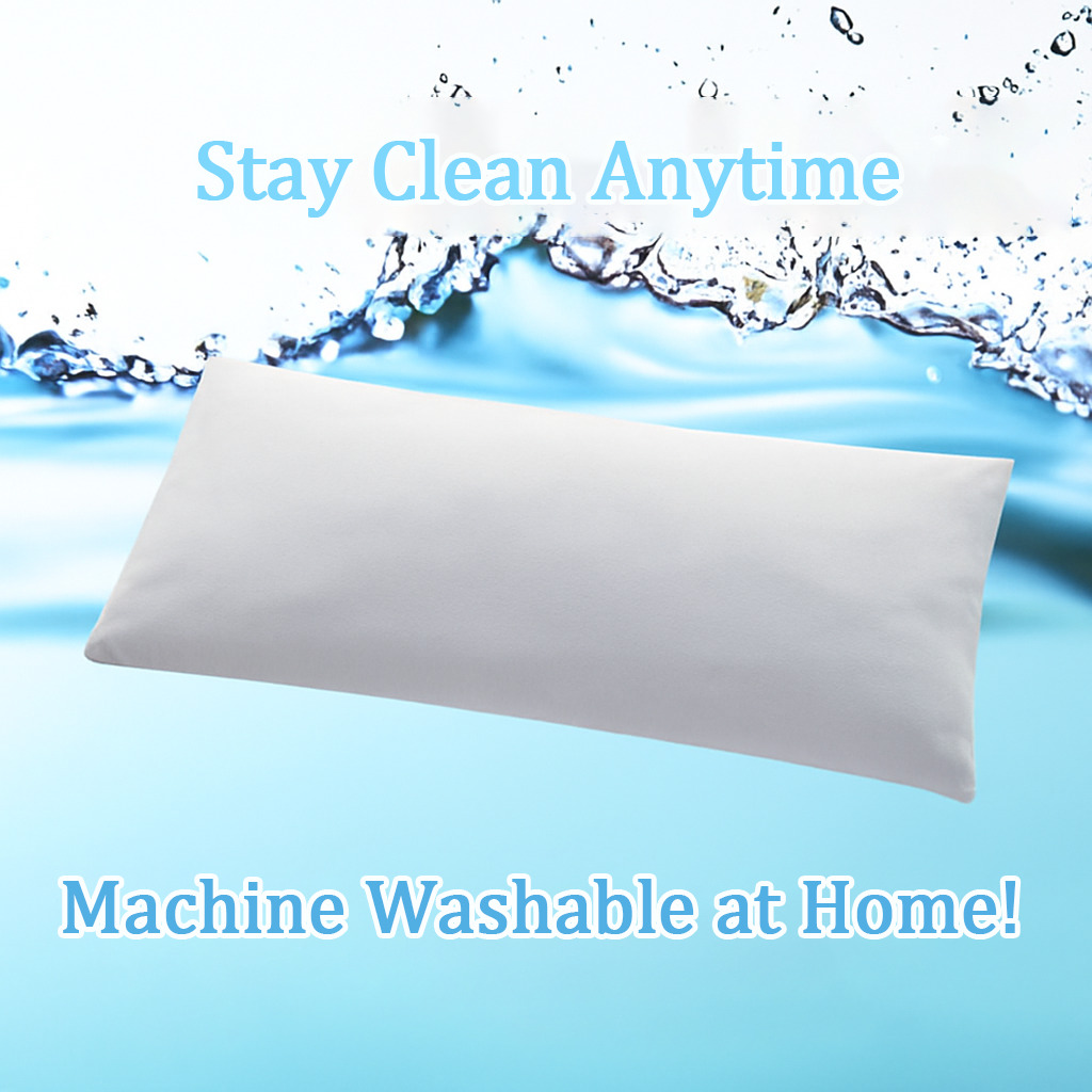  Soft Double-Sided Long Body Pillow Cover, Multiple Sizes, Durable Polyester, Invisible Zipper, Breathable, Easy Care, Wrinkle-Resistant