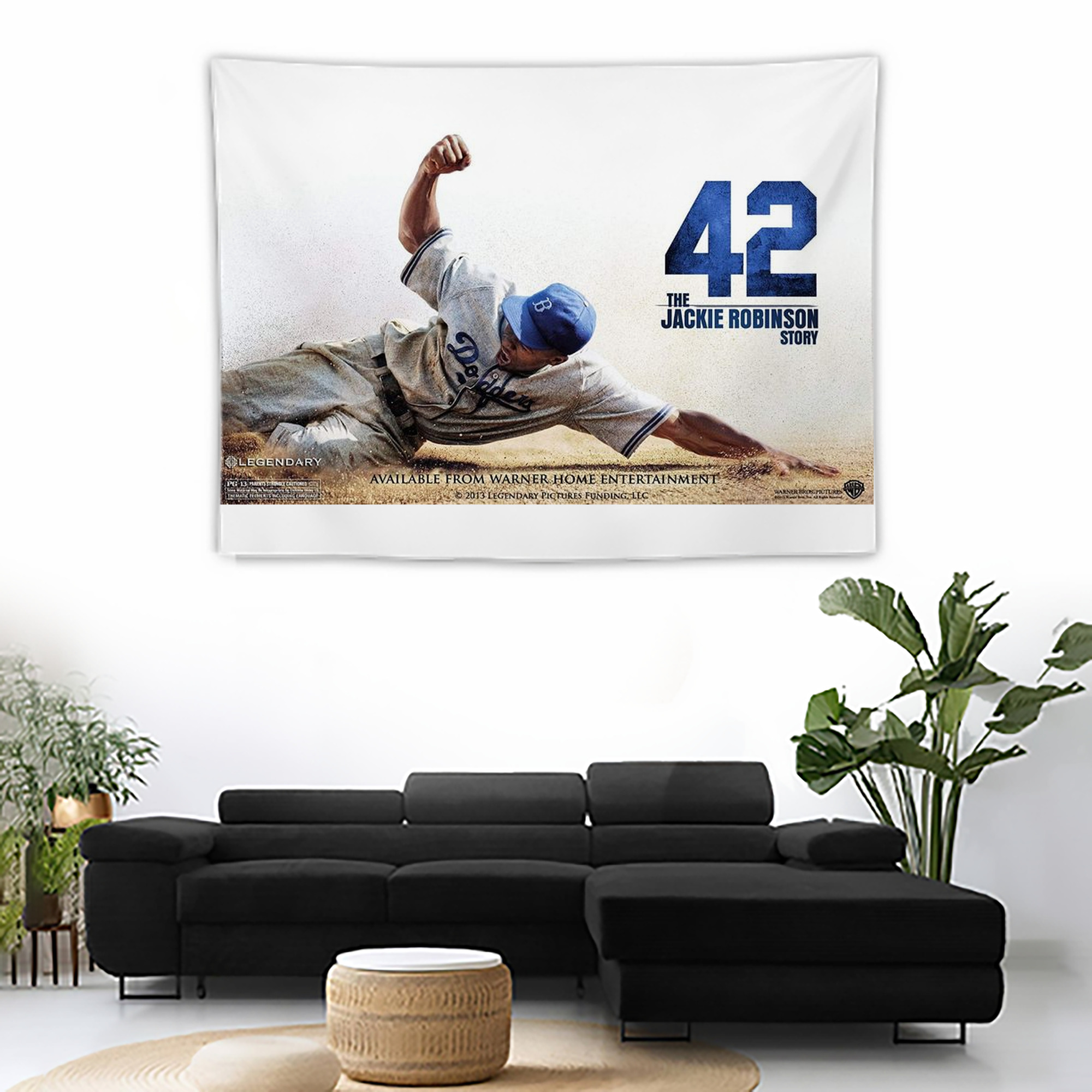  Wall Tapestry For Bedroom Aesthetic – Boho Style Polyester Fabric Wall Hanging With Hooks – 60 X 90 Inch Large Size, Lightweight, Durable, Easy To Hang