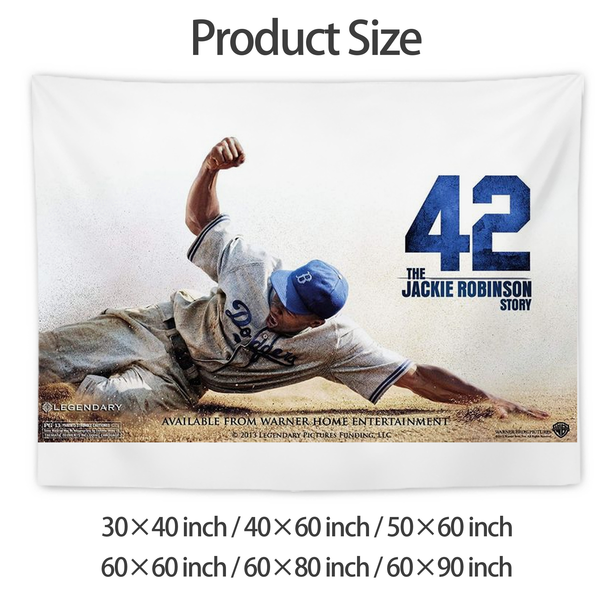  Wall Tapestry For Bedroom Aesthetic – Boho Style Polyester Fabric Wall Hanging With Hooks – 60 X 90 Inch Large Size, Lightweight, Durable, Easy To Hang