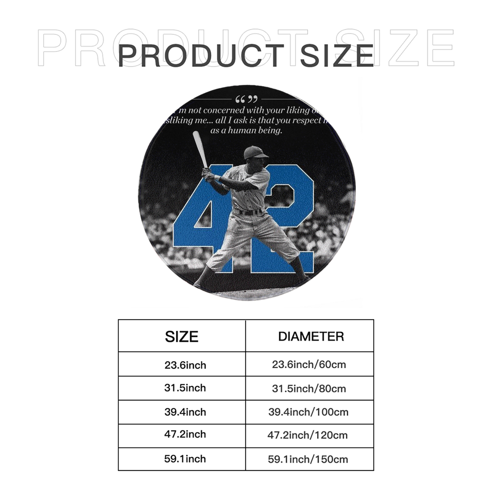  Round Floor Mat – Soft Flannel & High-Density Sponge Core – Non-Slip Dot Backing – Durable Stitched Edges – Quick-Dry & Breathable – Perfect For Home, Bathroom & Living Room