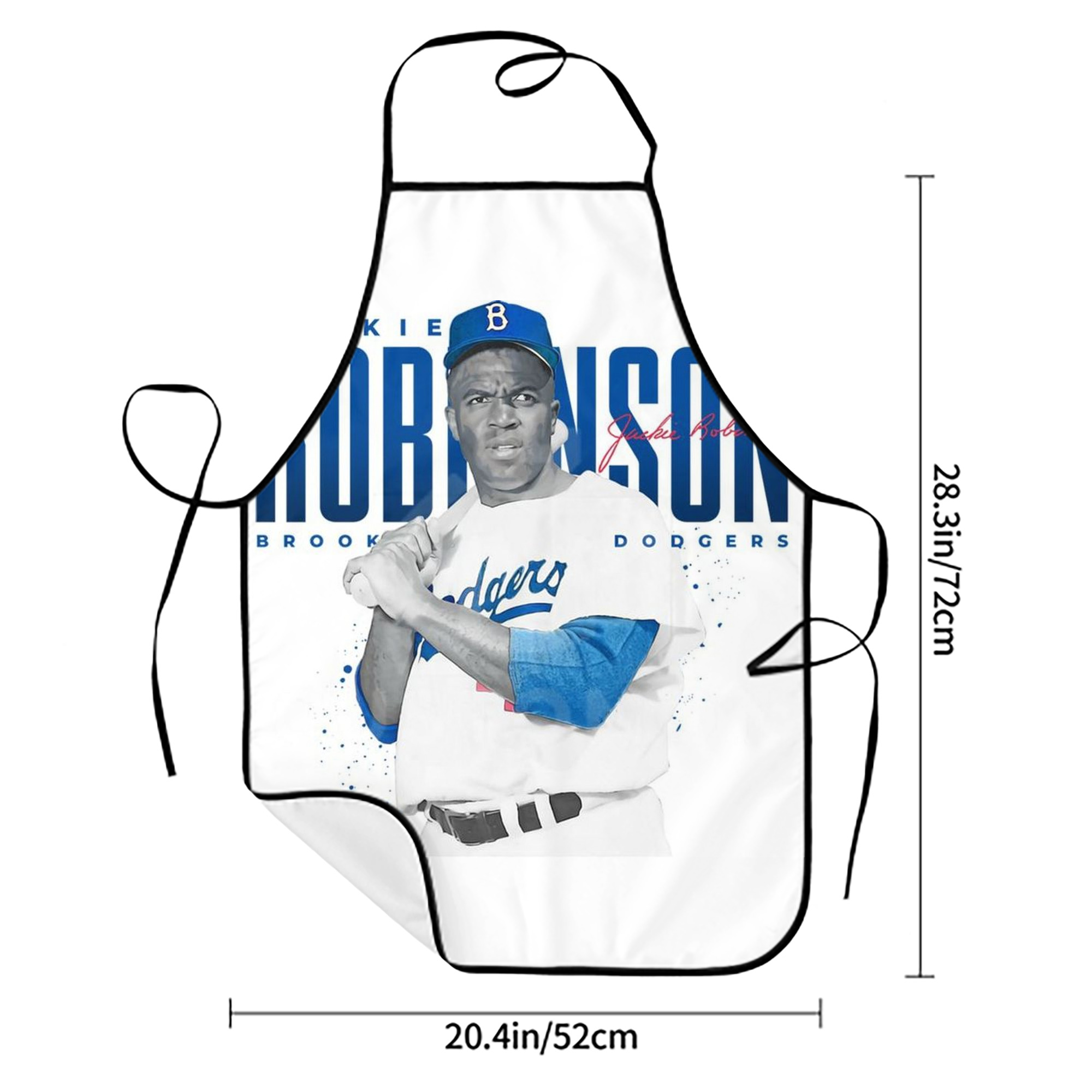  Stain-Resistant Polyester Apron With Pocket – Full Print, Waterproof, Anti-Wrinkle, Anti-Pilling – Ideal For Kitchen, BBQ, Restaurant, Salon & More