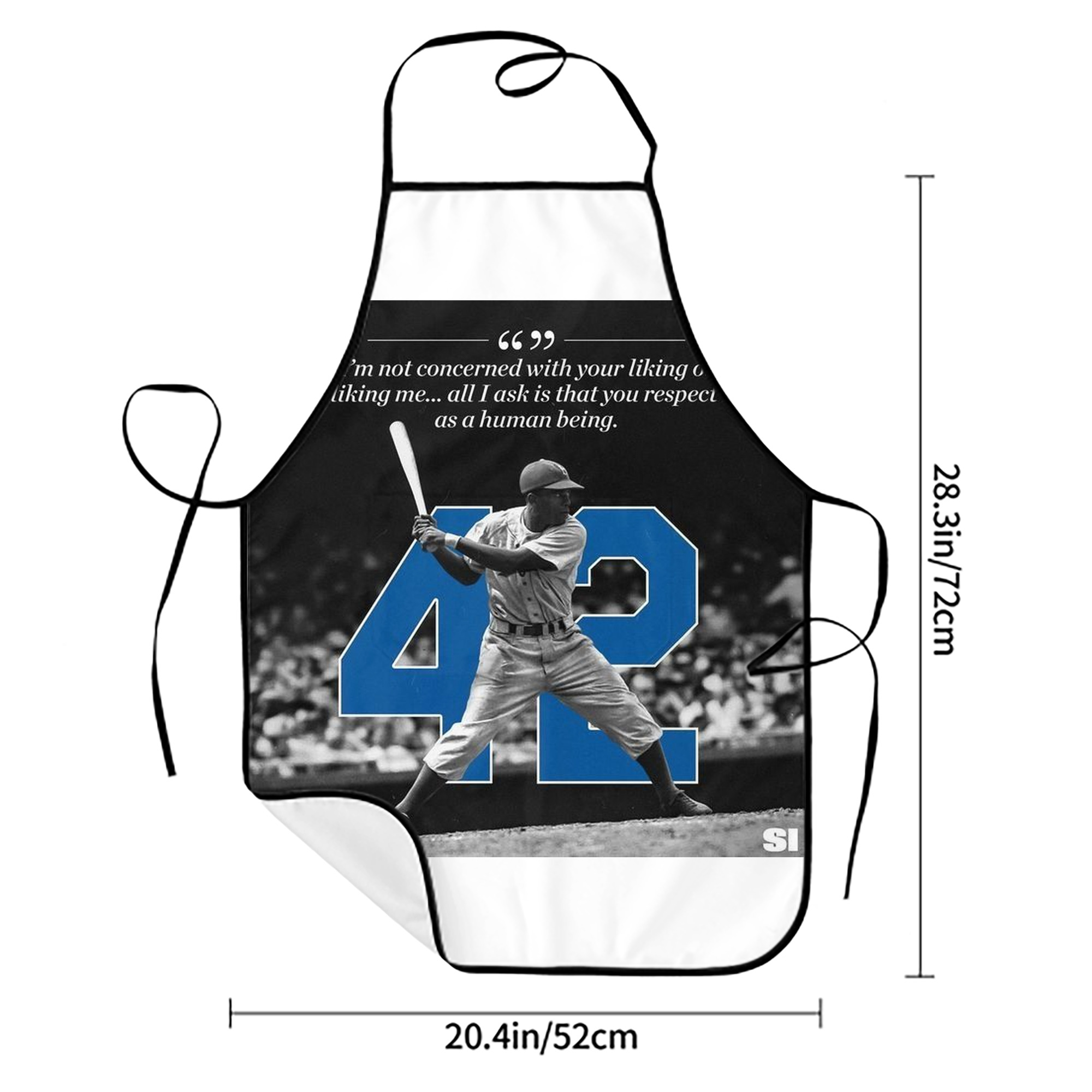  Stain-Resistant Polyester Apron With Pocket – Full Print, Waterproof, Anti-Wrinkle, Anti-Pilling – Ideal For Kitchen, BBQ, Restaurant, Salon & More