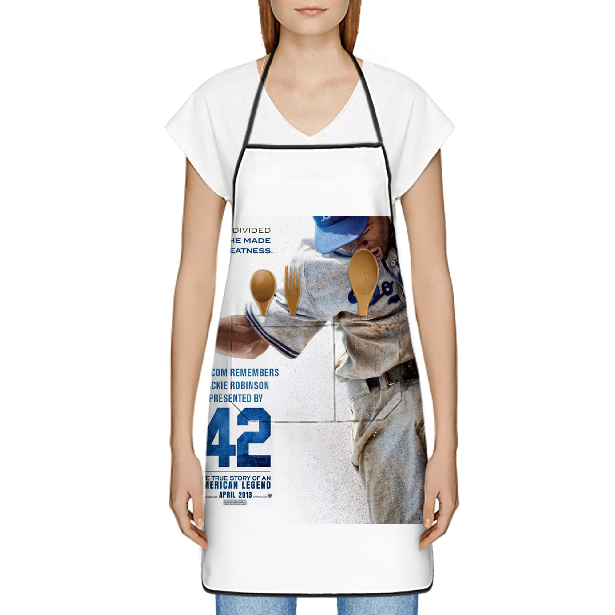  Stain-Resistant Polyester Apron With Pocket – Full Print, Waterproof, Anti-Wrinkle, Anti-Pilling – Ideal For Kitchen, BBQ, Restaurant, Salon & More