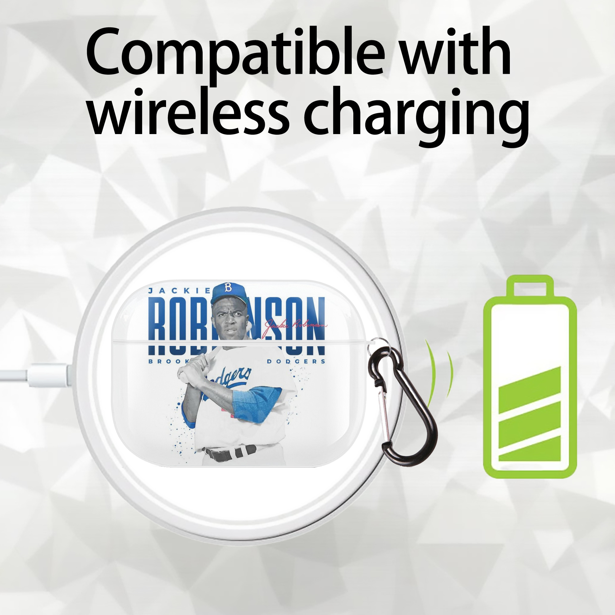  AirPods Pro Hard Case White With Keychain, Durable Flexible PC, Precise Cutouts, Anti-Fingerprint, Yellowing & Scratch Resistant, Full Protection, Washable