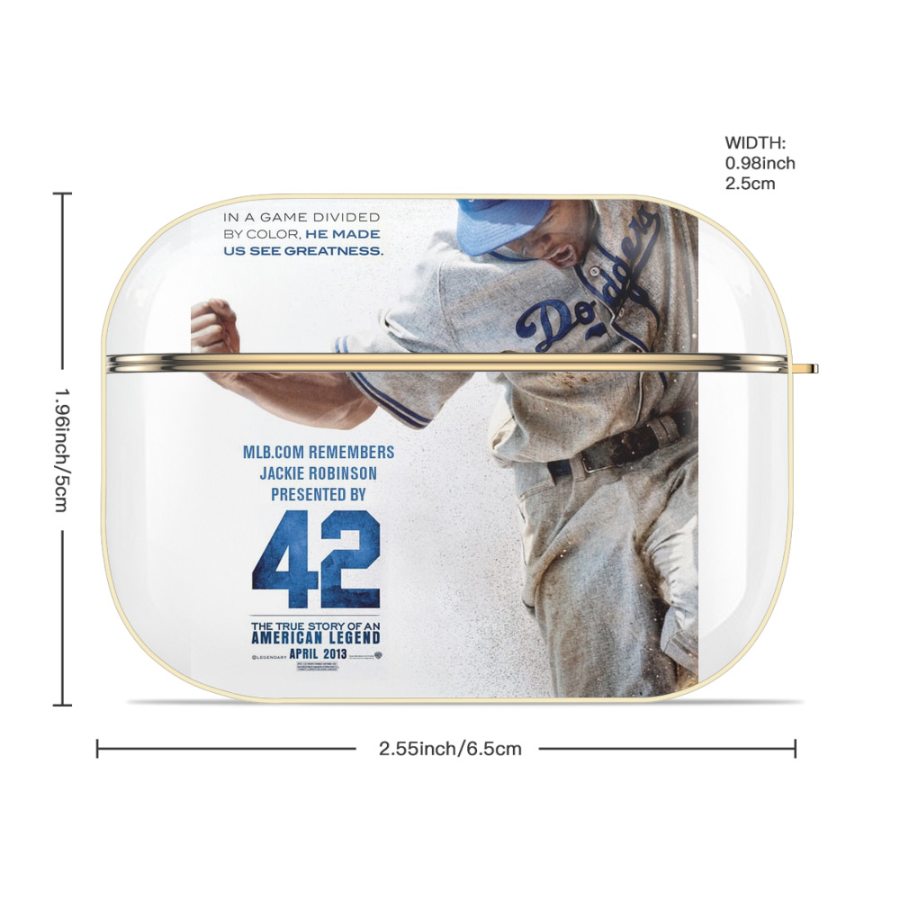  Luxury Gold AirPods Pro Case With Keychain, Flexible PC Material, Full Protection, Precise Cutouts, Anti-Fingerprint, Washable, Durable Design