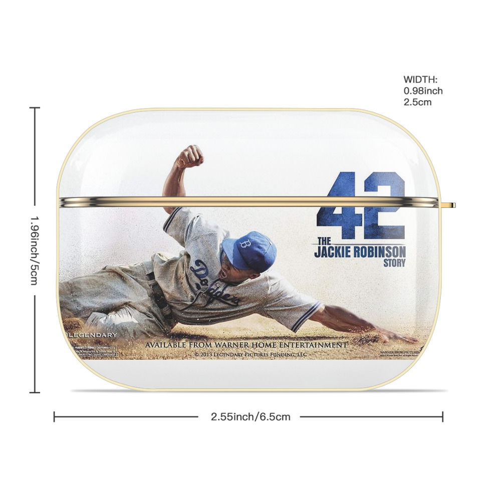  Luxury Gold AirPods Pro Case With Keychain, Flexible PC Material, Full Protection, Precise Cutouts, Anti-Fingerprint, Washable, Durable Design