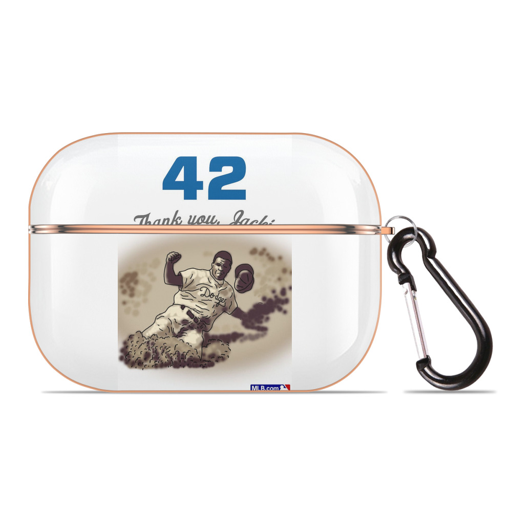  AirPods Pro Protective Case Rose Gold, Flexible PC Material, Precise Fit, Anti-Slip Cover, Full Protection, Fingerprint Resistant, Washable With Keychain