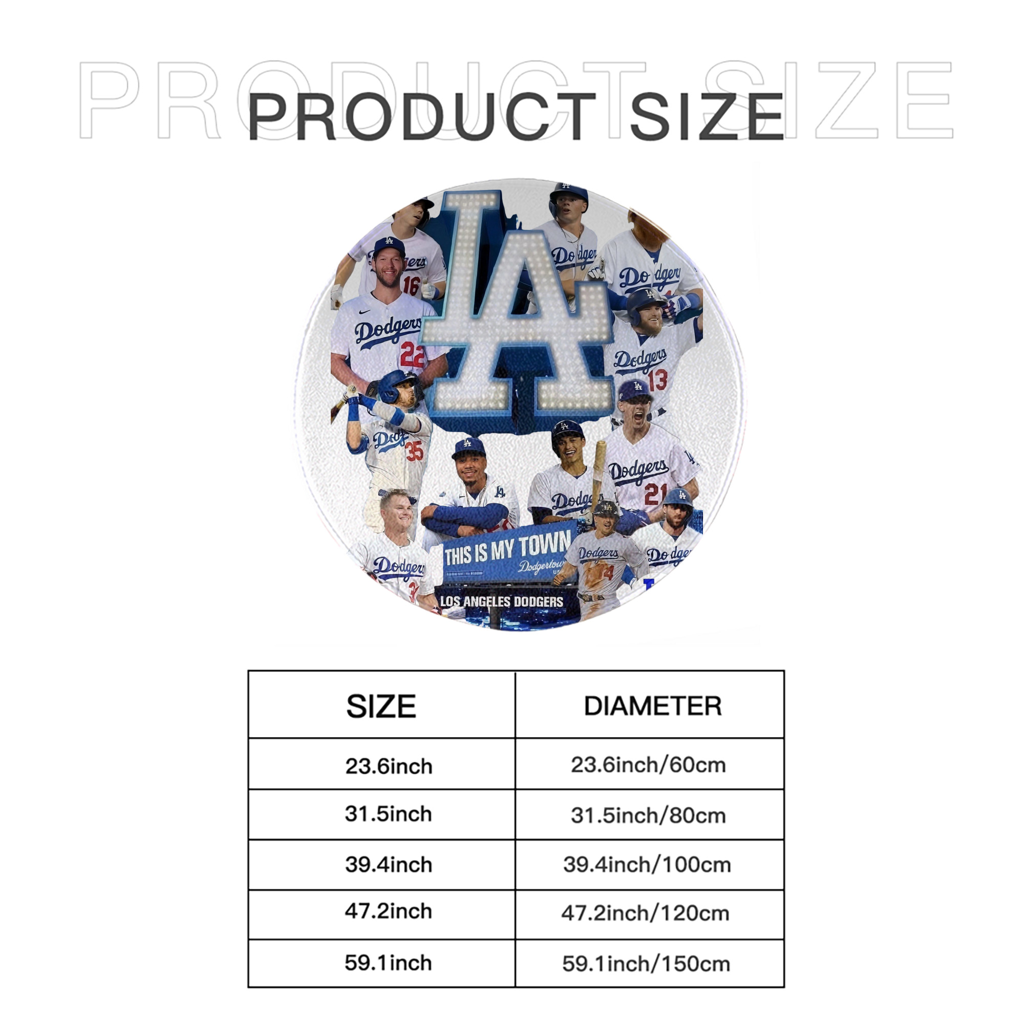  Round Floor Mat – Soft Flannel & High-Density Sponge Core – Non-Slip Dot Backing – Durable Stitched Edges – Quick-Dry & Breathable – Perfect For Home, Bathroom & Living Room