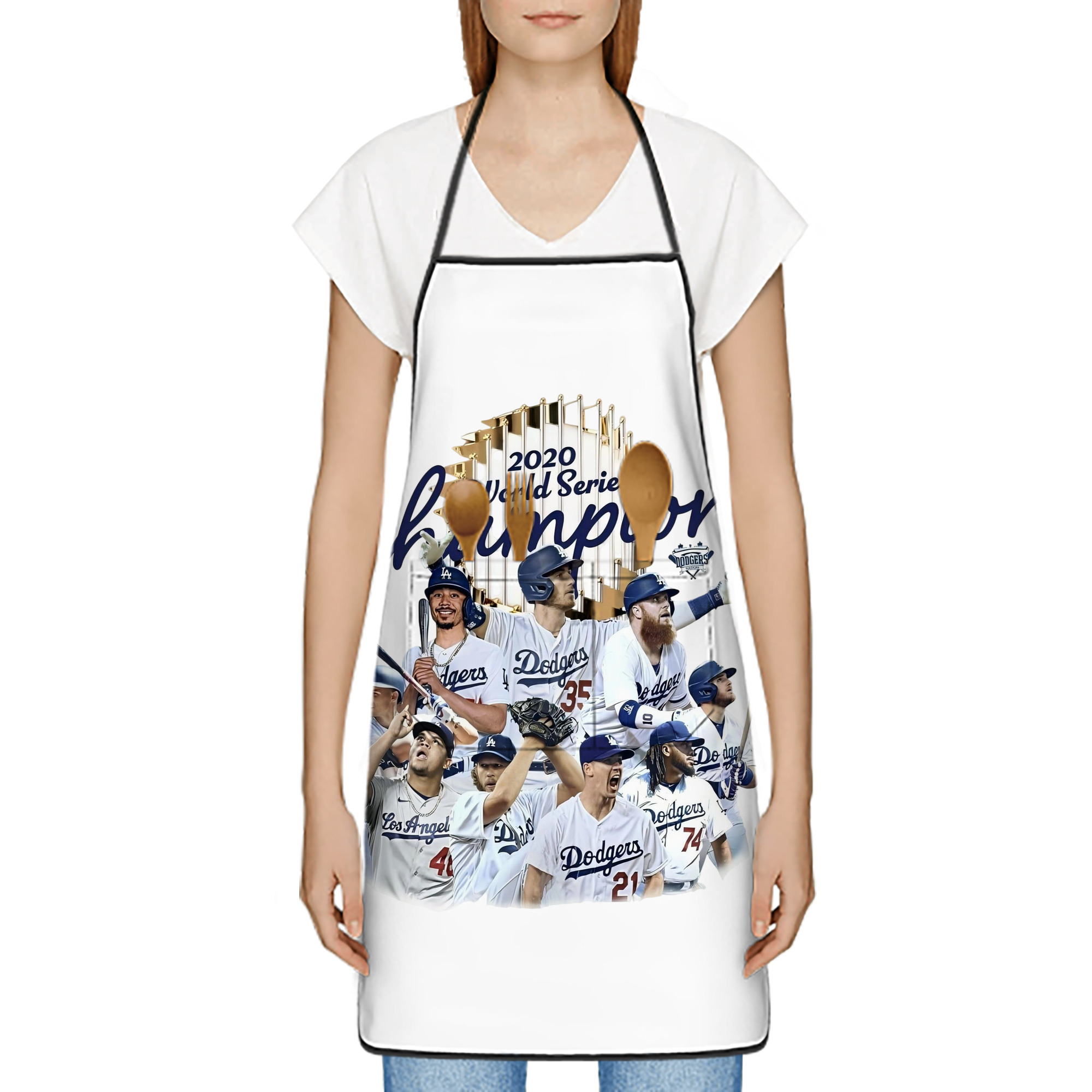  Stain-Resistant Polyester Apron With Pocket – Full Print, Waterproof, Anti-Wrinkle, Anti-Pilling – Ideal For Kitchen, BBQ, Restaurant, Salon & More