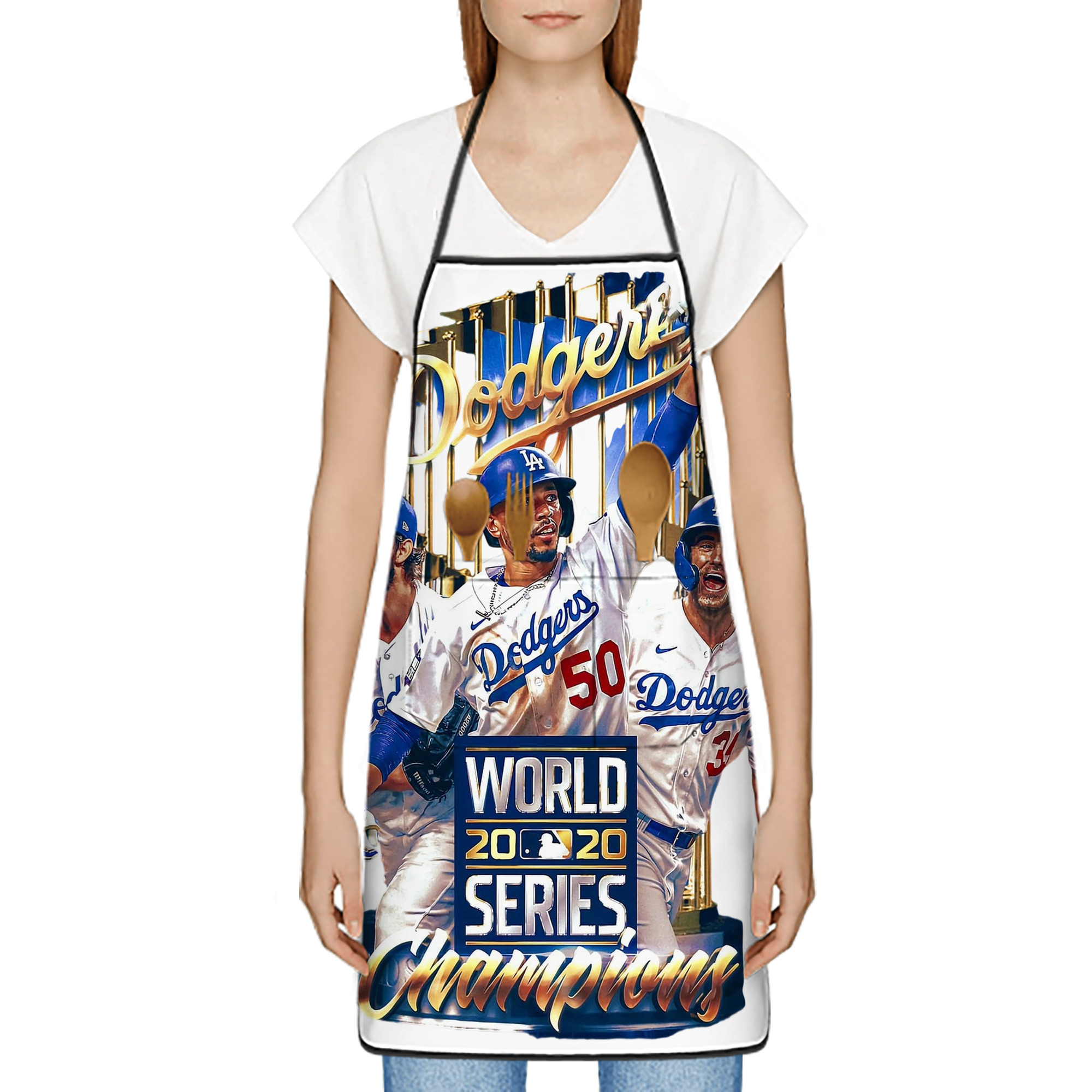  Stain-Resistant Polyester Apron With Pocket – Full Print, Waterproof, Anti-Wrinkle, Anti-Pilling – Ideal For Kitchen, BBQ, Restaurant, Salon & More