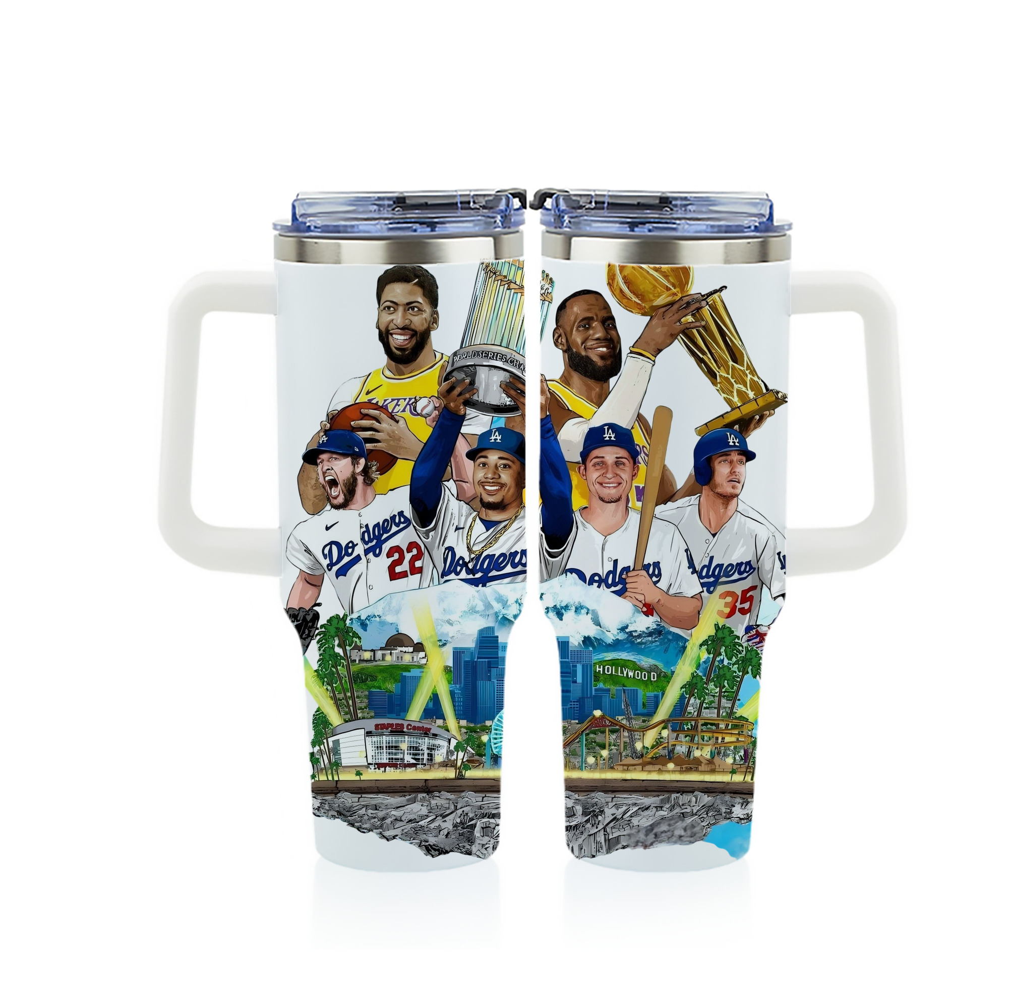  40oz Full Wrap Car Tumbler – Durable Stainless Steel Travel Mug With Vibrant UV Print – Double Wall Insulated, Fits Most Car Cup Holders