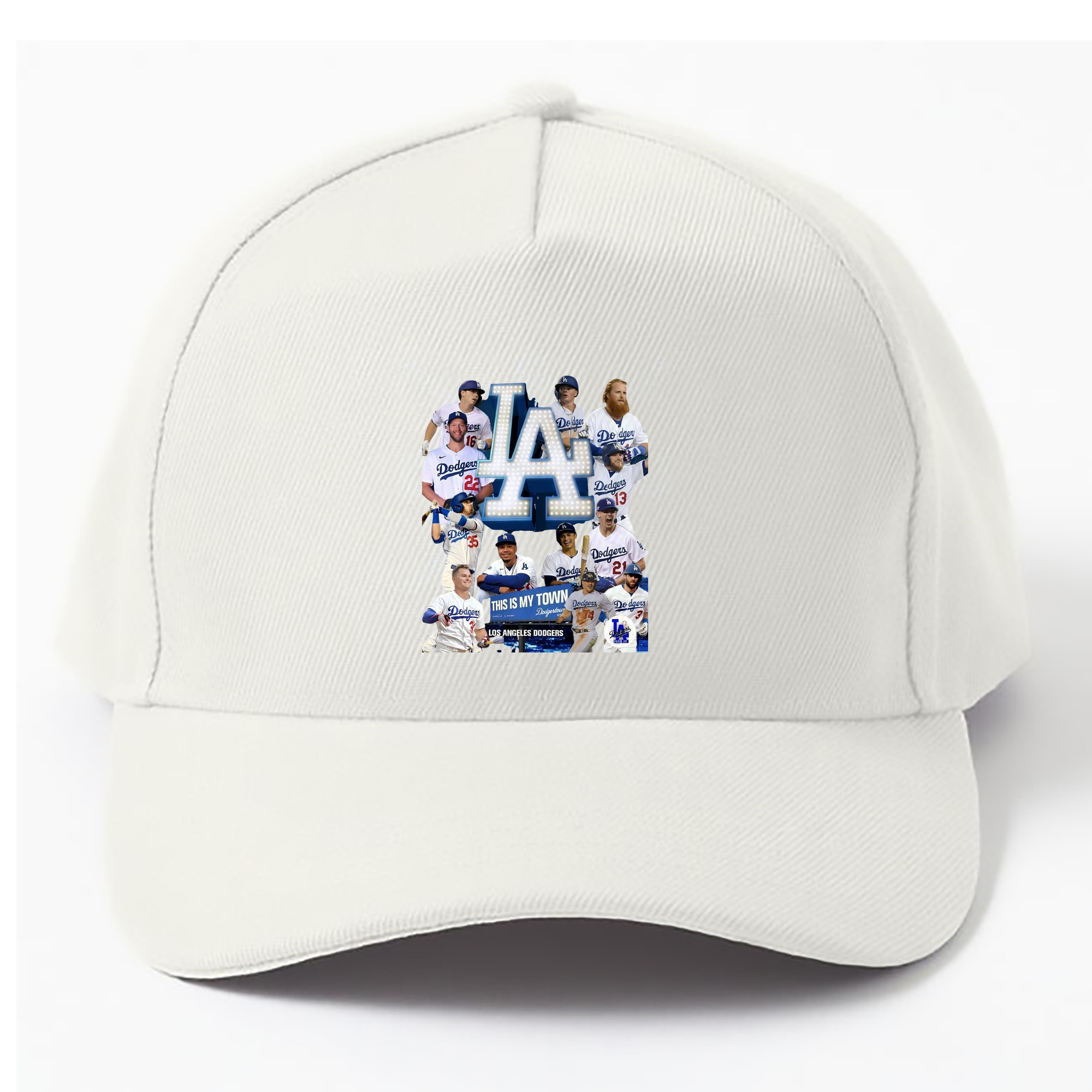  100% Cotton Baseball Cap – Heat Transfer Print – Comfortable, Durable, Perfect For Sports & Everyday Wear