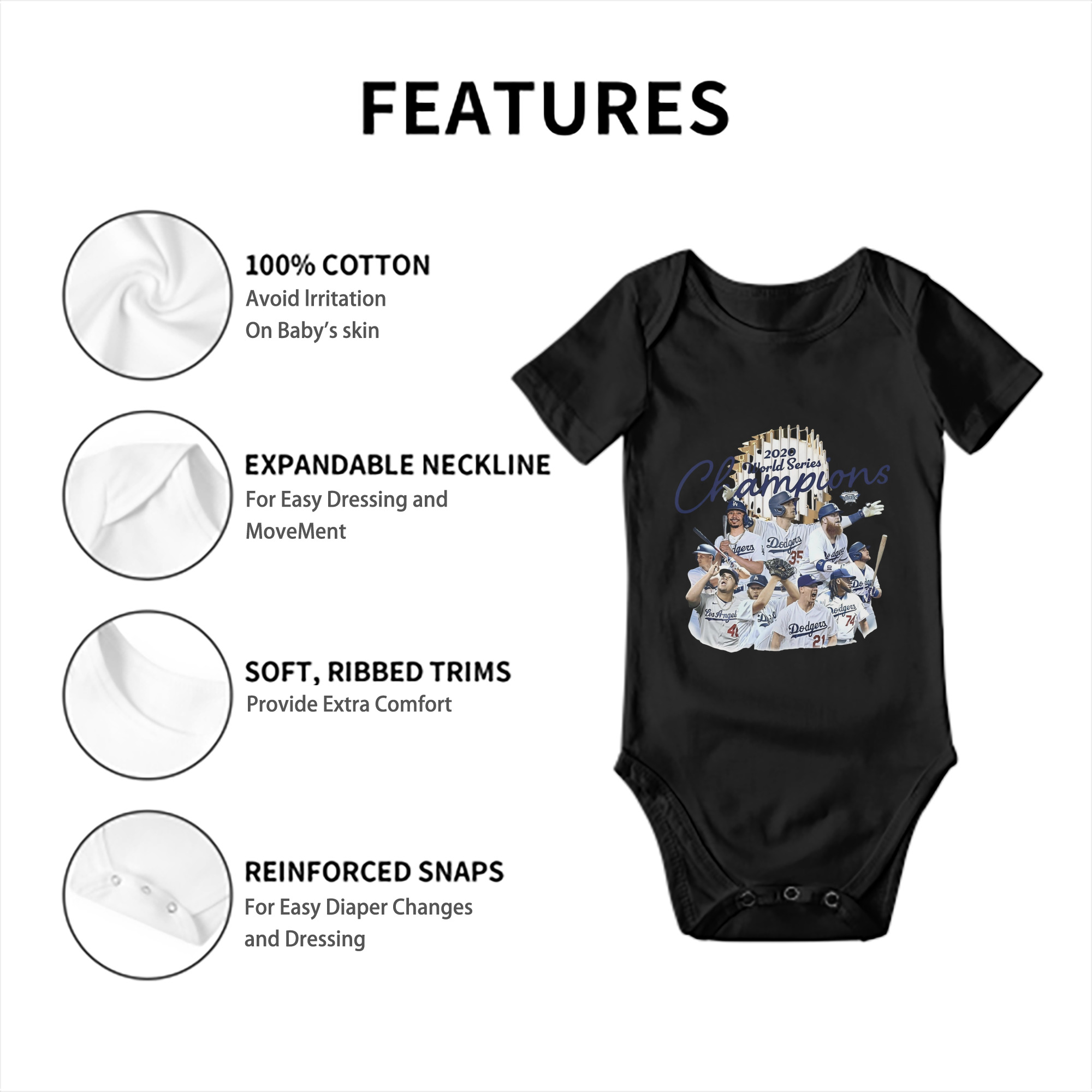  Baby Short Sleeve Romper – 100% Cotton Soft & Breathable Digital Print Onesie With Easy Snap Closure And Envelope Shoulder – Comfortable For Daily Wear & Travel