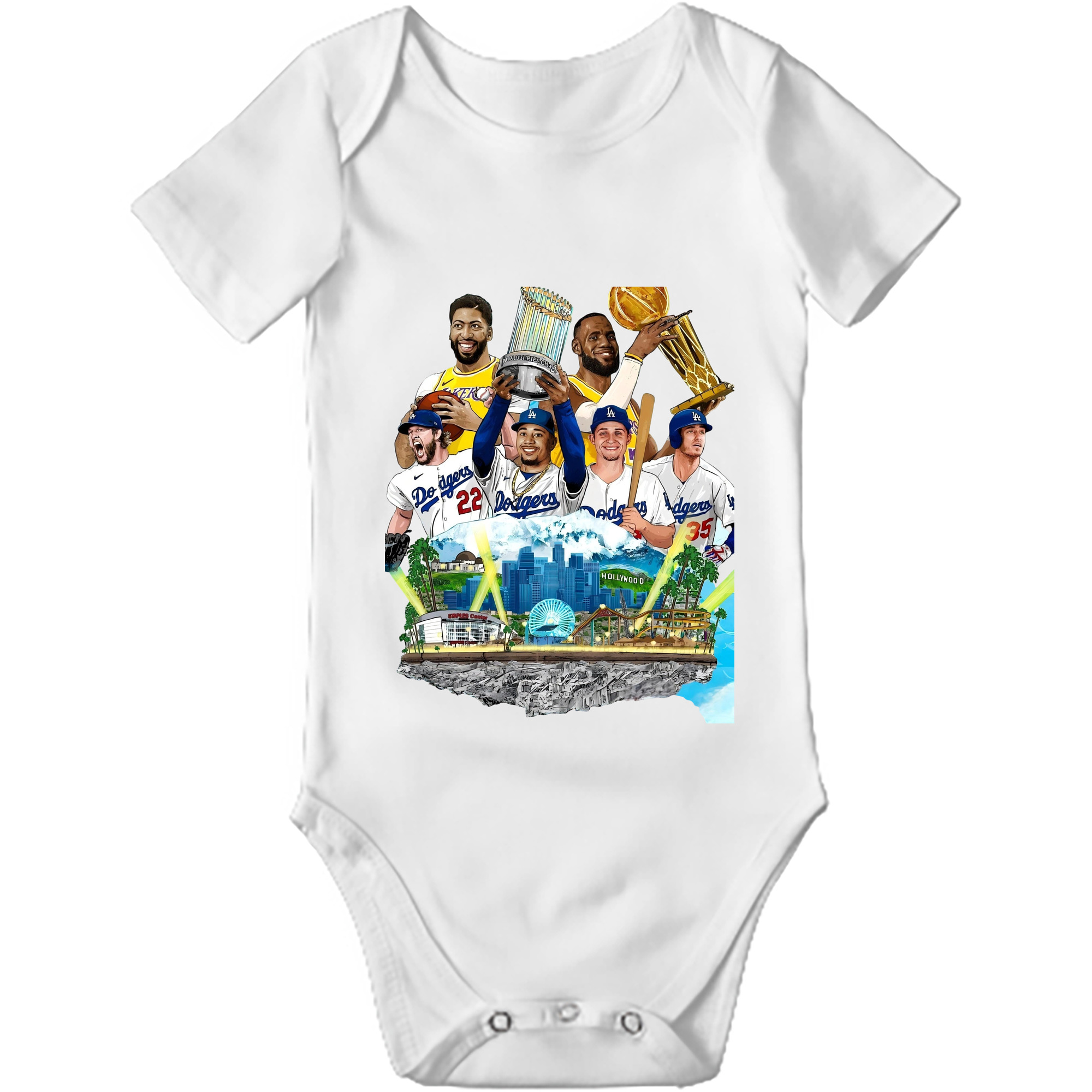  Baby Short Sleeve Romper – 100% Cotton Soft & Breathable Digital Print Onesie With Easy Snap Closure And Envelope Shoulder – Comfortable For Daily Wear & Travel