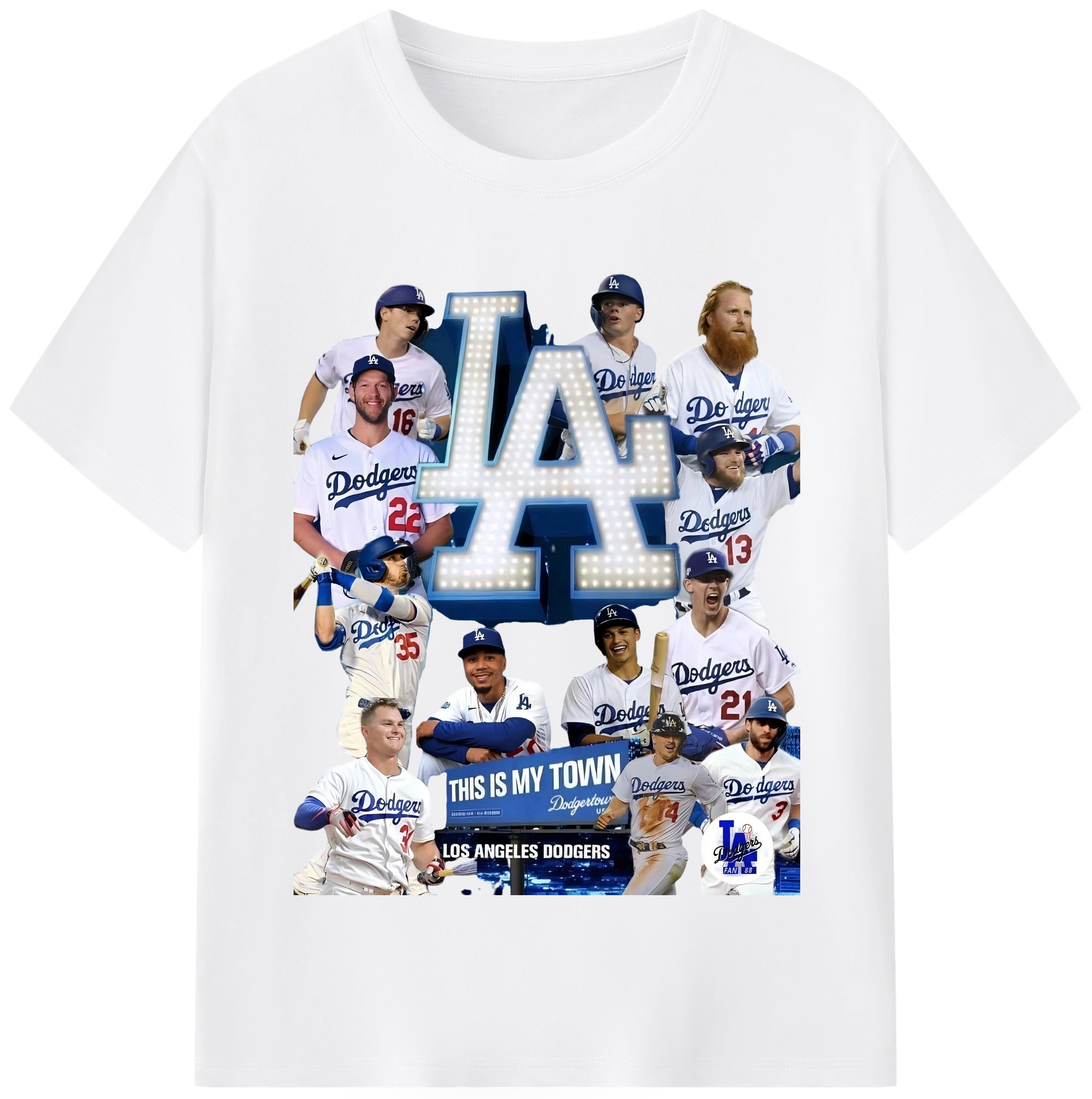  Combed Cotton T-Shirt 180g With Front Heat Transfer Print – Soft, Lightweight, Fitted Design – Stylish Casual Wear For Sports & Everyday Use