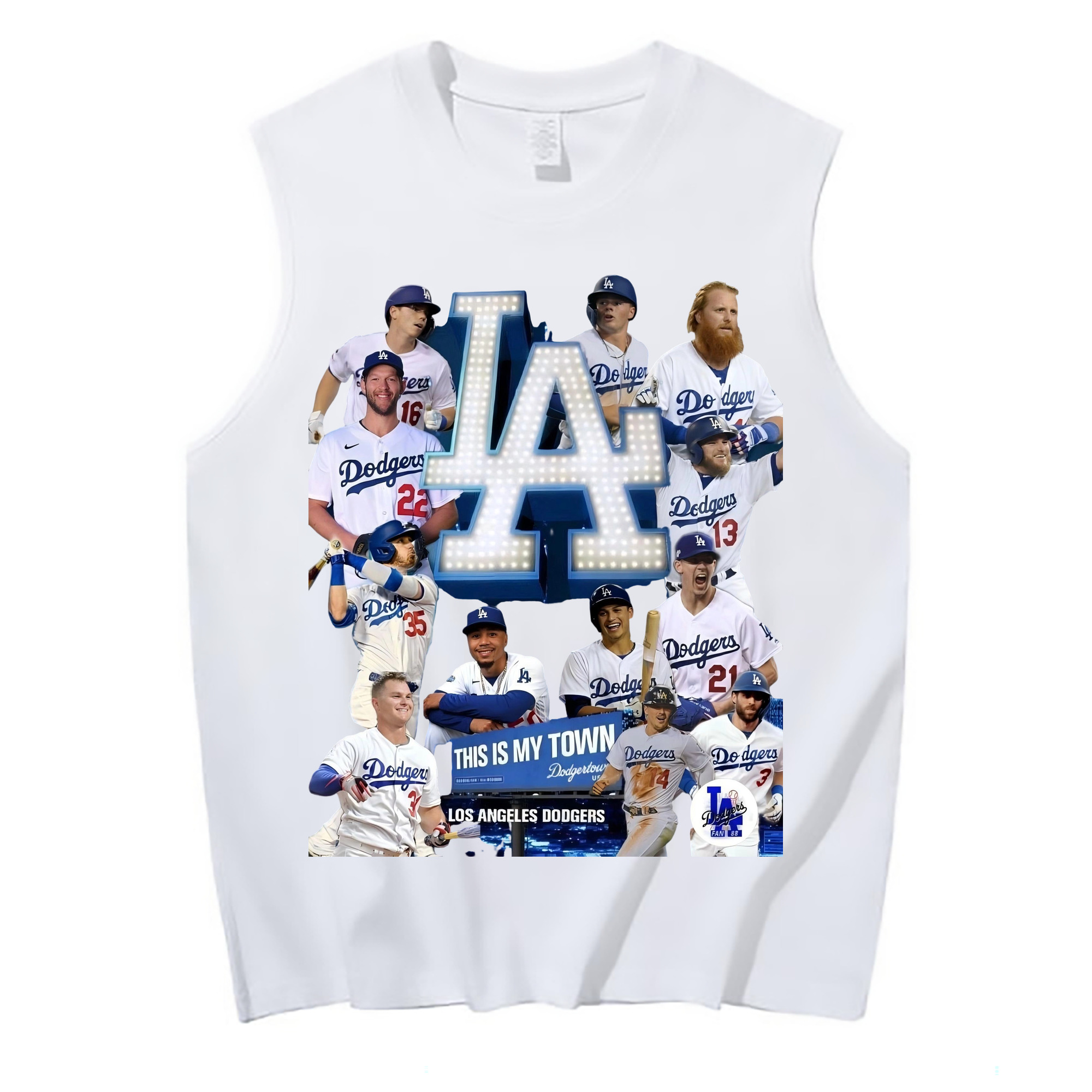  210g Combed Cotton Tank Top With Front Heat Transfer Print – Soft, Lightweight, Fitted Design – Stylish & Comfortable Casual Wear For Sports & Everyday Use