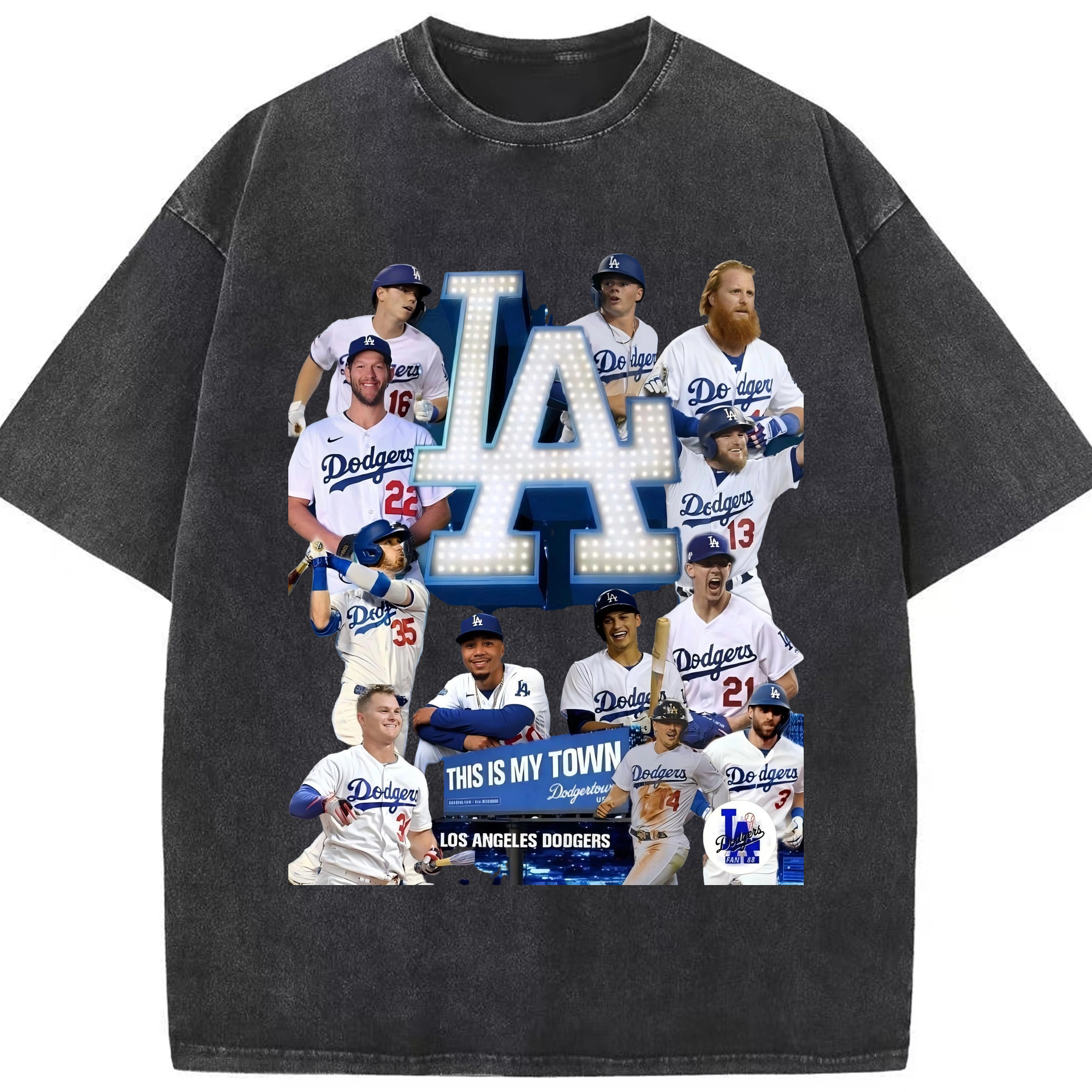  Washed Vintage Look 230g Cotton Oversized T-Shirt With Front Heat Transfer Print – Soft, Lightweight, Stylish Fit – Comfortable Casual Wear For Sports & Everyday Use