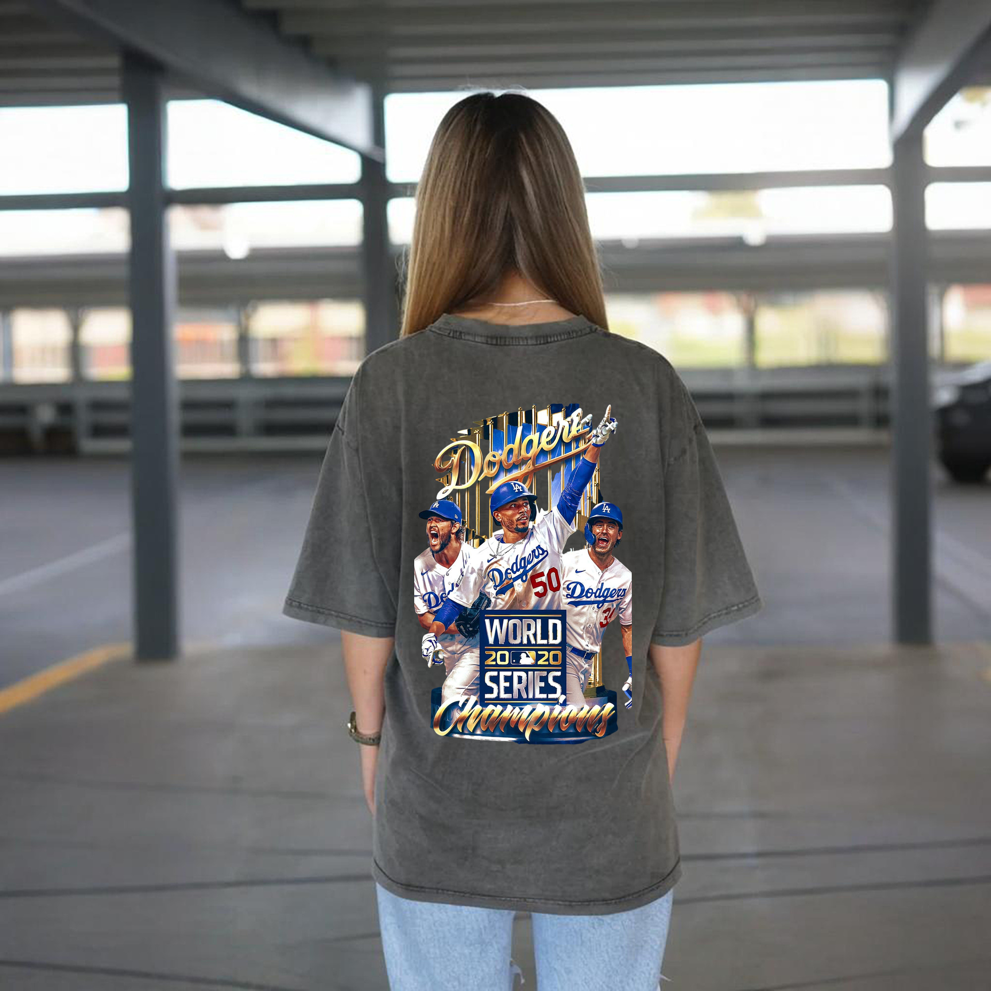  Washed Vintage 230g Cotton Oversized T-Shirt With Back Heat Transfer Print – Soft, Lightweight & Stylish – Comfortable Casual Wear For Sports & Everyday Use