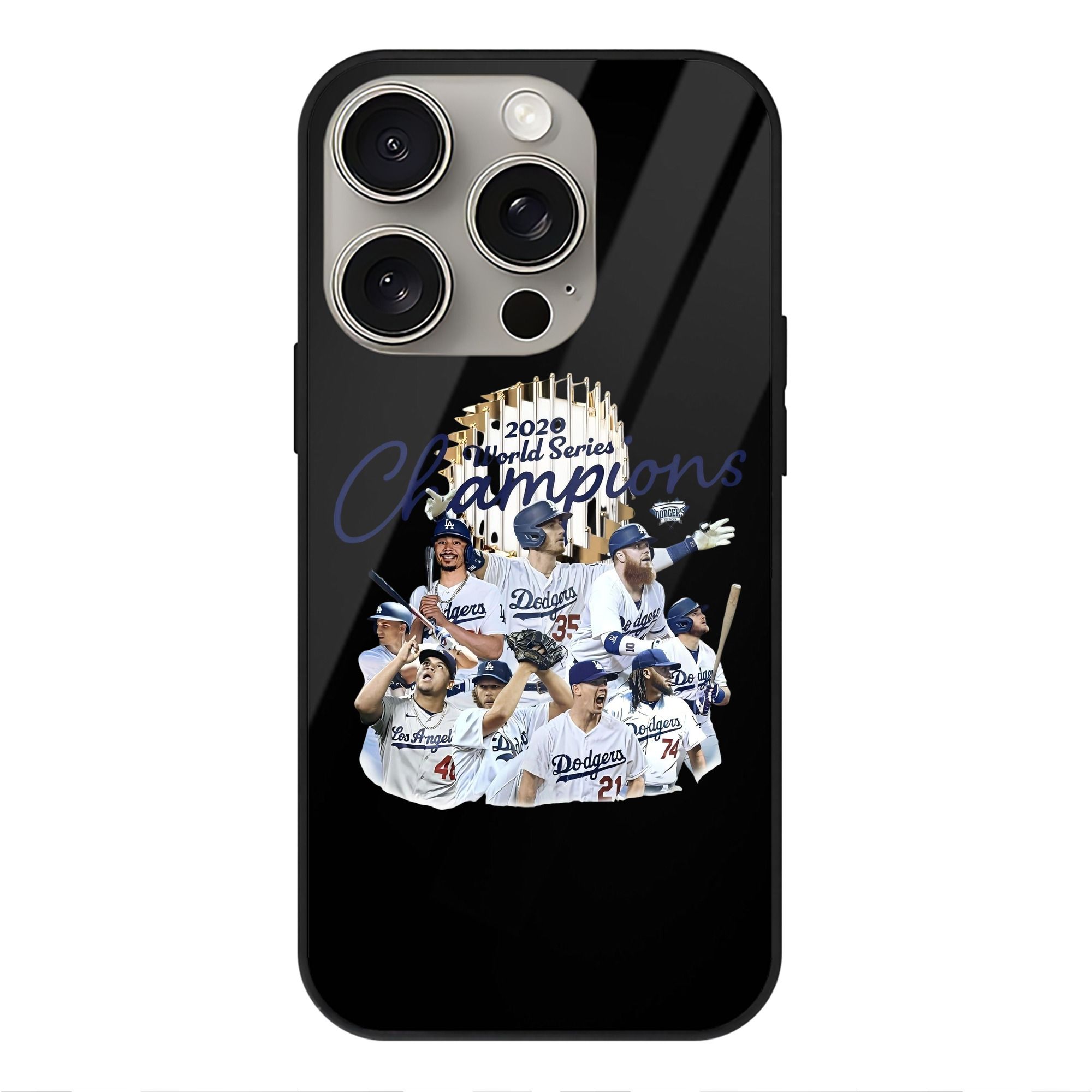  IPhone 15 Pro Mirror Phone Case – UV Printed Glass + TPU – Scratch-Resistant, Wireless Charging Compatible, Precise Fit & Stylish Design