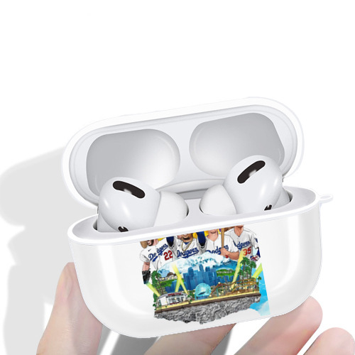  AirPods Pro Hard Case White With Keychain, Durable Flexible PC, Precise Cutouts, Anti-Fingerprint, Yellowing & Scratch Resistant, Full Protection, Washable