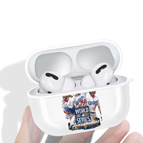  AirPods Pro Hard Case White With Keychain, Durable Flexible PC, Precise Cutouts, Anti-Fingerprint, Yellowing & Scratch Resistant, Full Protection, Washable