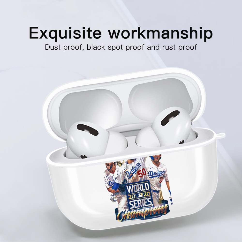  AirPods Pro Hard Case White With Keychain, Durable Flexible PC, Precise Cutouts, Anti-Fingerprint, Yellowing & Scratch Resistant, Full Protection, Washable