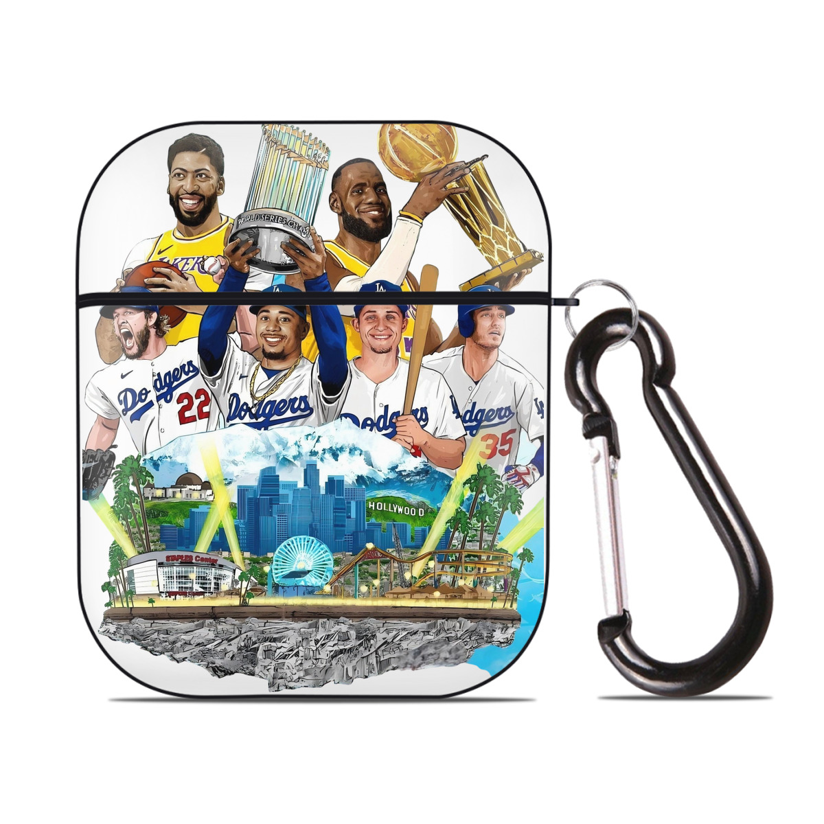  AirPods 2 Case Hard Shell Black, Flexible PC Material, Precise Cutouts, Full Protection, Anti-Fingerprint, Washable, Includes Keychain – Durable & Slim Design