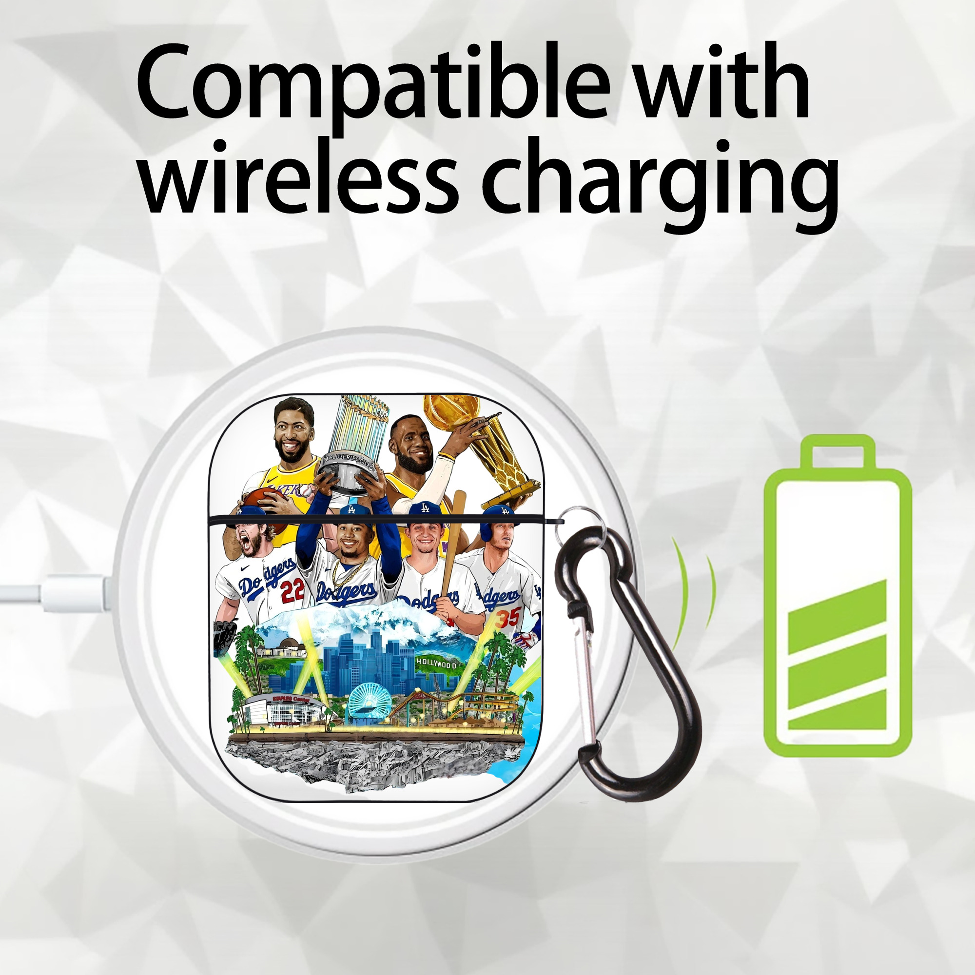  AirPods 2 Case Hard Shell Black, Flexible PC Material, Precise Cutouts, Full Protection, Anti-Fingerprint, Washable, Includes Keychain – Durable & Slim Design