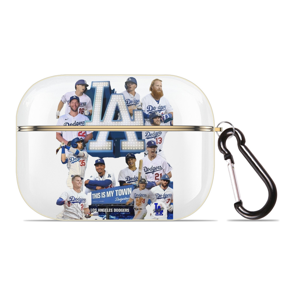  Luxury Gold AirPods Pro Case With Keychain, Flexible PC Material, Full Protection, Precise Cutouts, Anti-Fingerprint, Washable, Durable Design