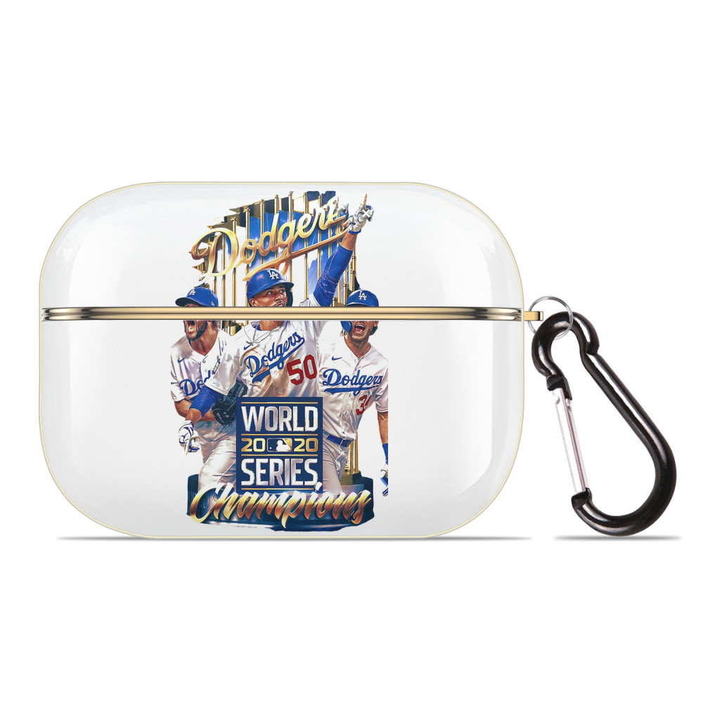  Luxury Gold AirPods Pro Case With Keychain, Flexible PC Material, Full Protection, Precise Cutouts, Anti-Fingerprint, Washable, Durable Design