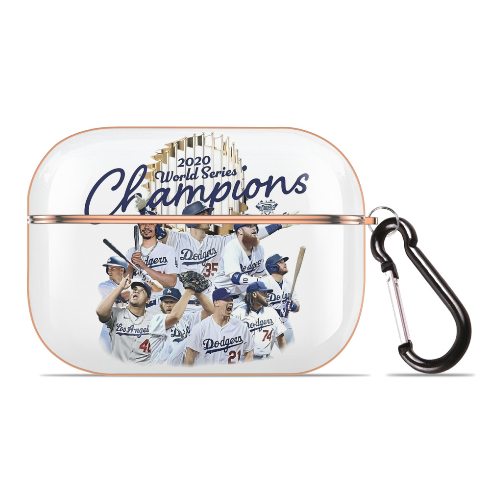  AirPods Pro Protective Case Rose Gold, Flexible PC Material, Precise Fit, Anti-Slip Cover, Full Protection, Fingerprint Resistant, Washable With Keychain