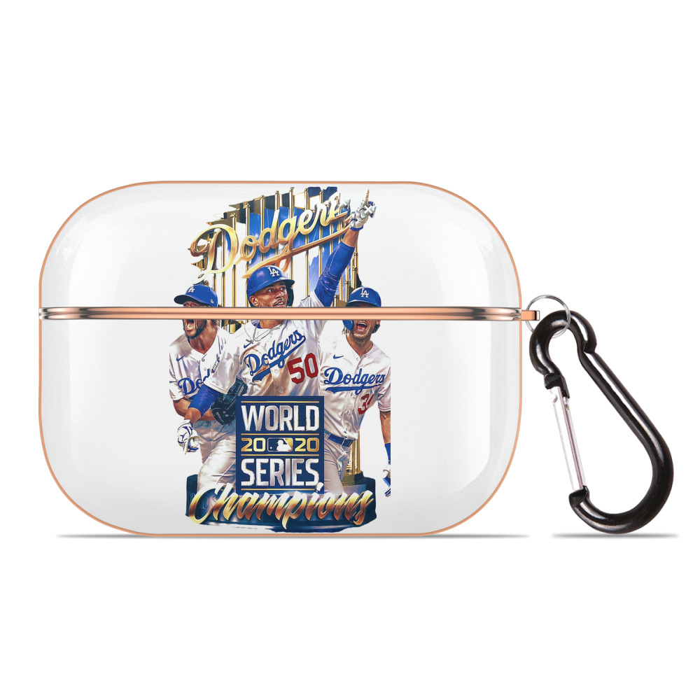  AirPods Pro Protective Case Rose Gold, Flexible PC Material, Precise Fit, Anti-Slip Cover, Full Protection, Fingerprint Resistant, Washable With Keychain