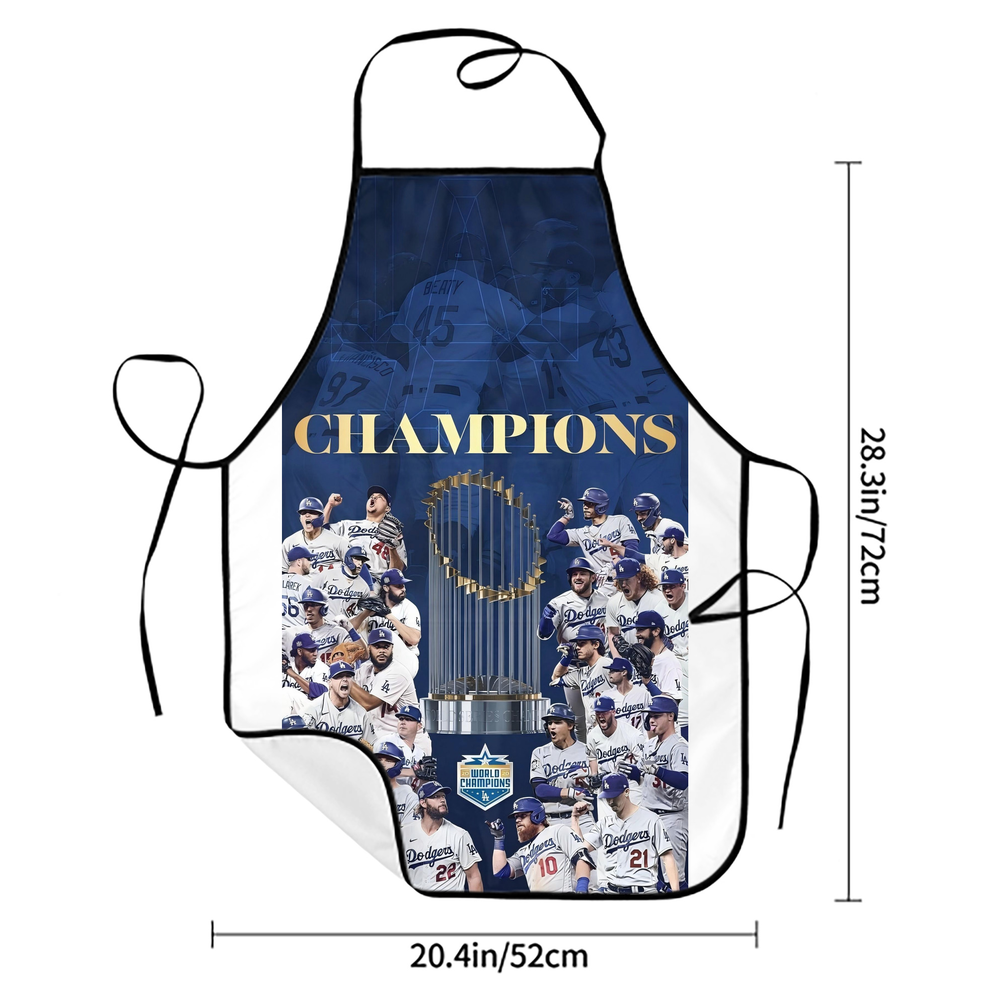  Stain-Resistant Polyester Apron With Pocket – Full Print, Waterproof, Anti-Wrinkle, Anti-Pilling – Ideal For Kitchen, BBQ, Restaurant, Salon & More