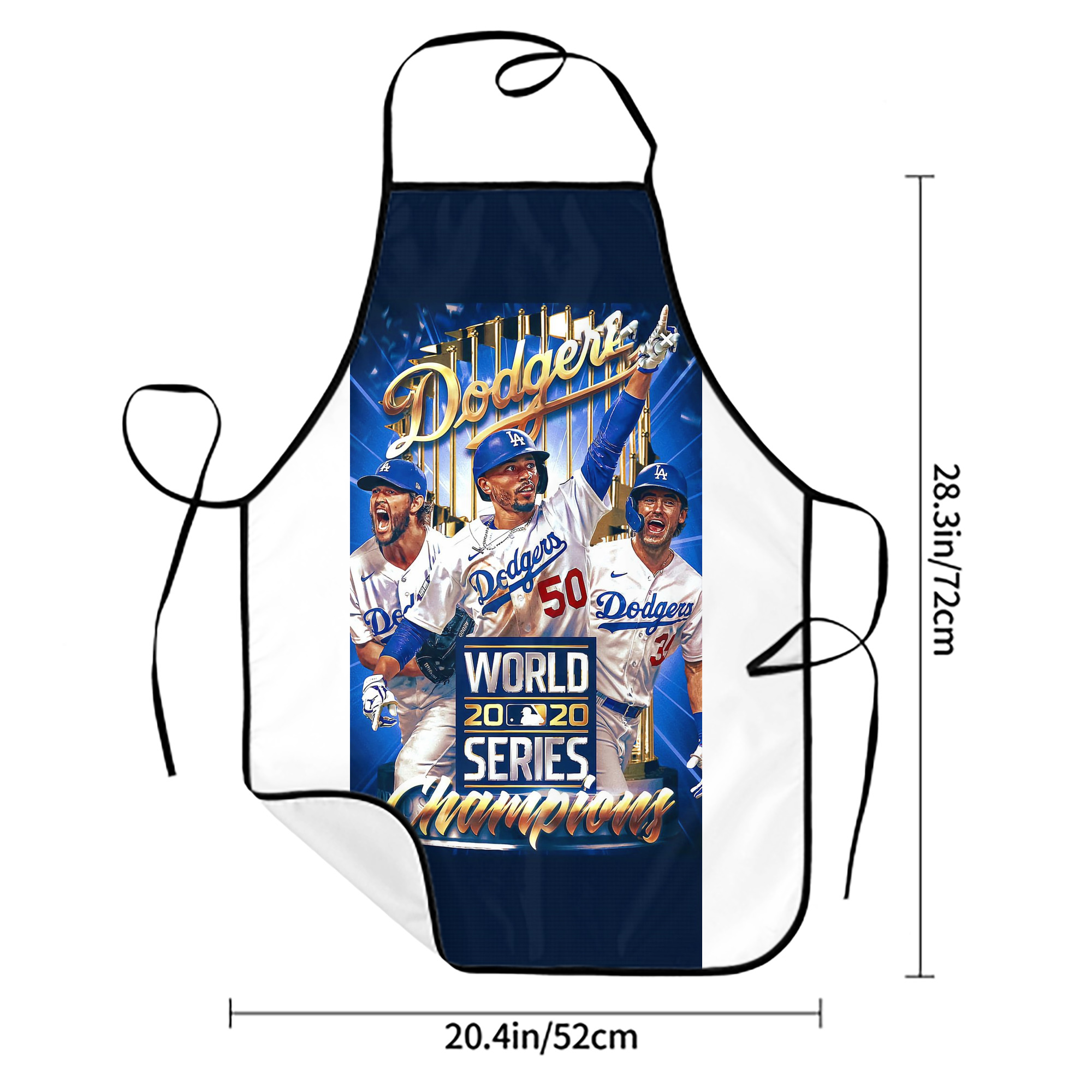  Stain-Resistant Polyester Apron With Pocket – Full Print, Waterproof, Anti-Wrinkle, Anti-Pilling – Ideal For Kitchen, BBQ, Restaurant, Salon & More