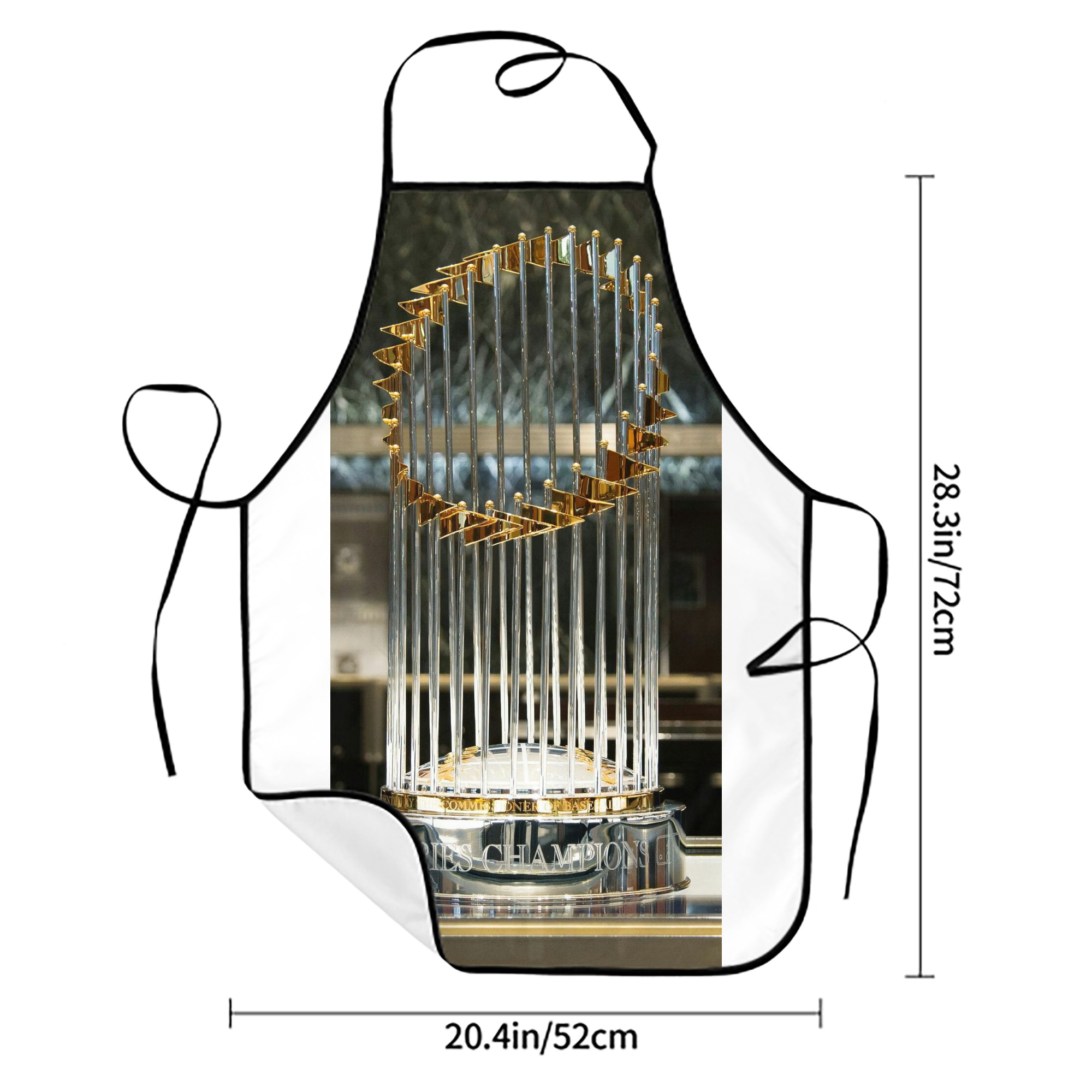  Stain-Resistant Polyester Apron With Pocket – Full Print, Waterproof, Anti-Wrinkle, Anti-Pilling – Ideal For Kitchen, BBQ, Restaurant, Salon & More