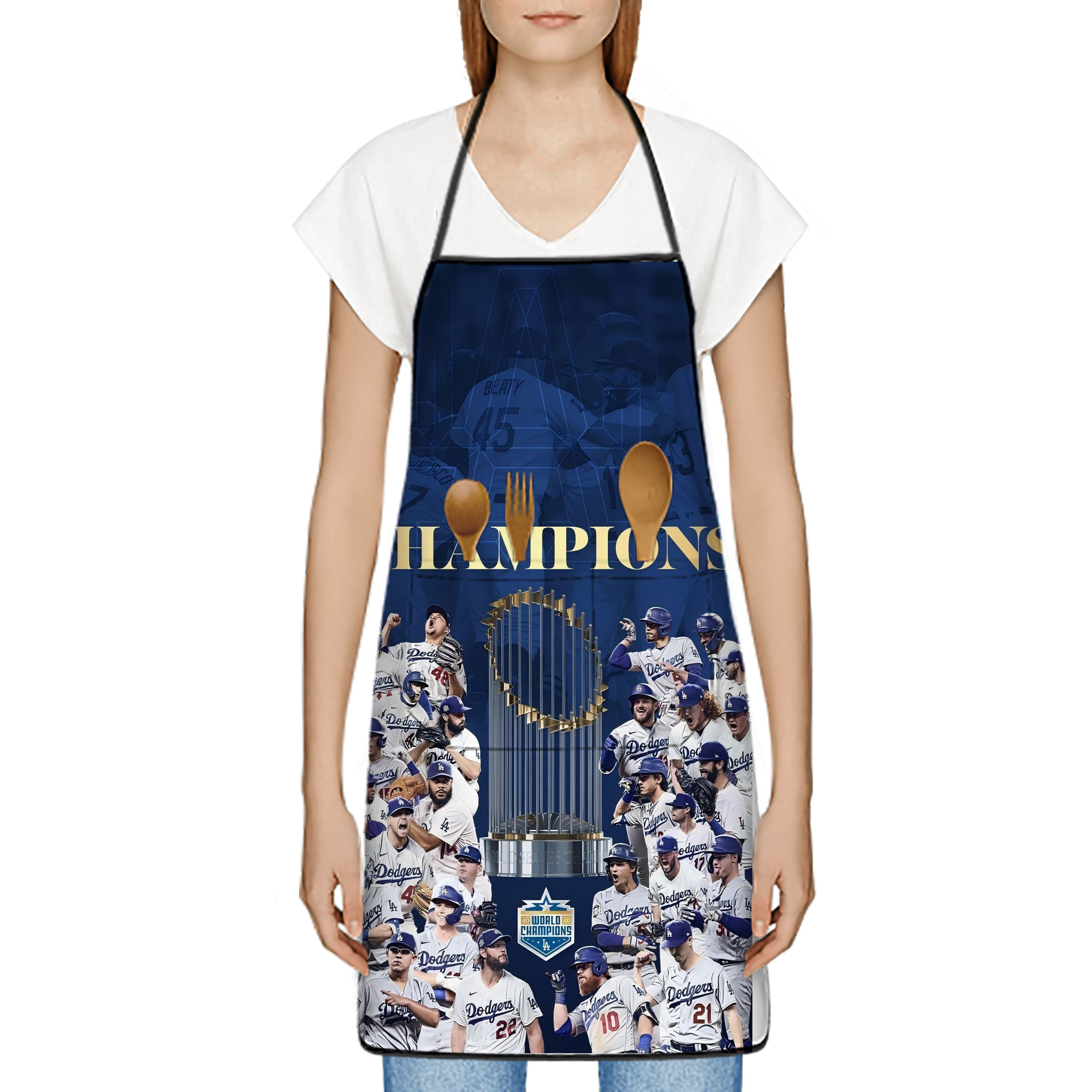  Stain-Resistant Polyester Apron With Pocket – Full Print, Waterproof, Anti-Wrinkle, Anti-Pilling – Ideal For Kitchen, BBQ, Restaurant, Salon & More