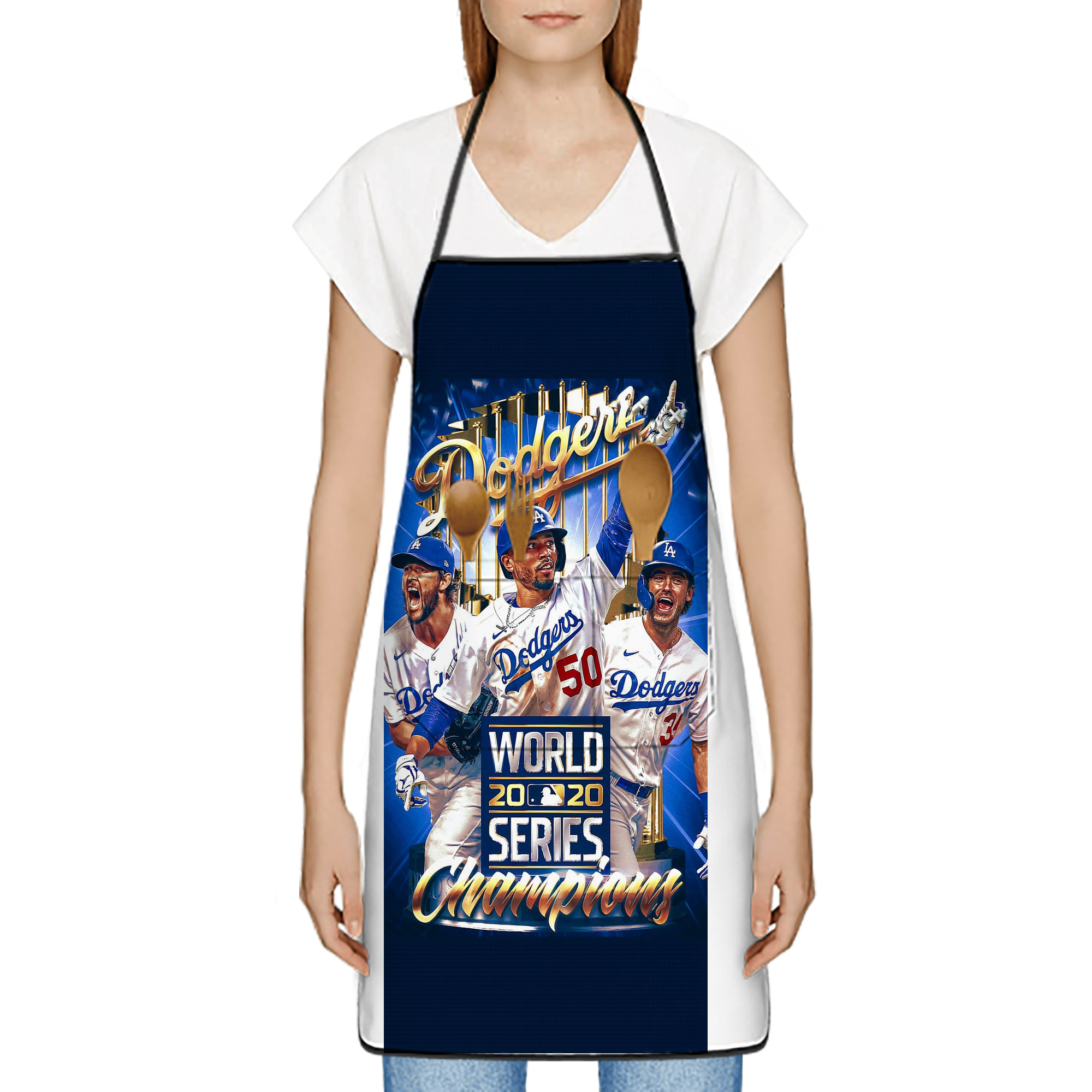  Stain-Resistant Polyester Apron With Pocket – Full Print, Waterproof, Anti-Wrinkle, Anti-Pilling – Ideal For Kitchen, BBQ, Restaurant, Salon & More