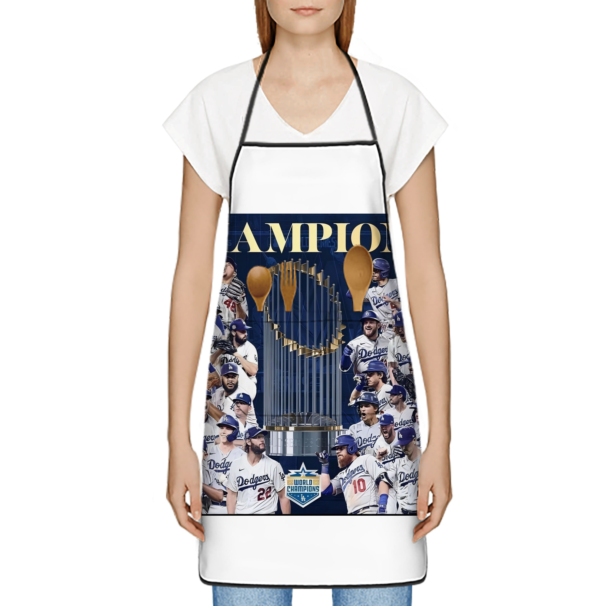  Stain-Resistant Polyester Apron With Pocket – Full Print, Waterproof, Anti-Wrinkle, Anti-Pilling – Ideal For Kitchen, BBQ, Restaurant, Salon & More