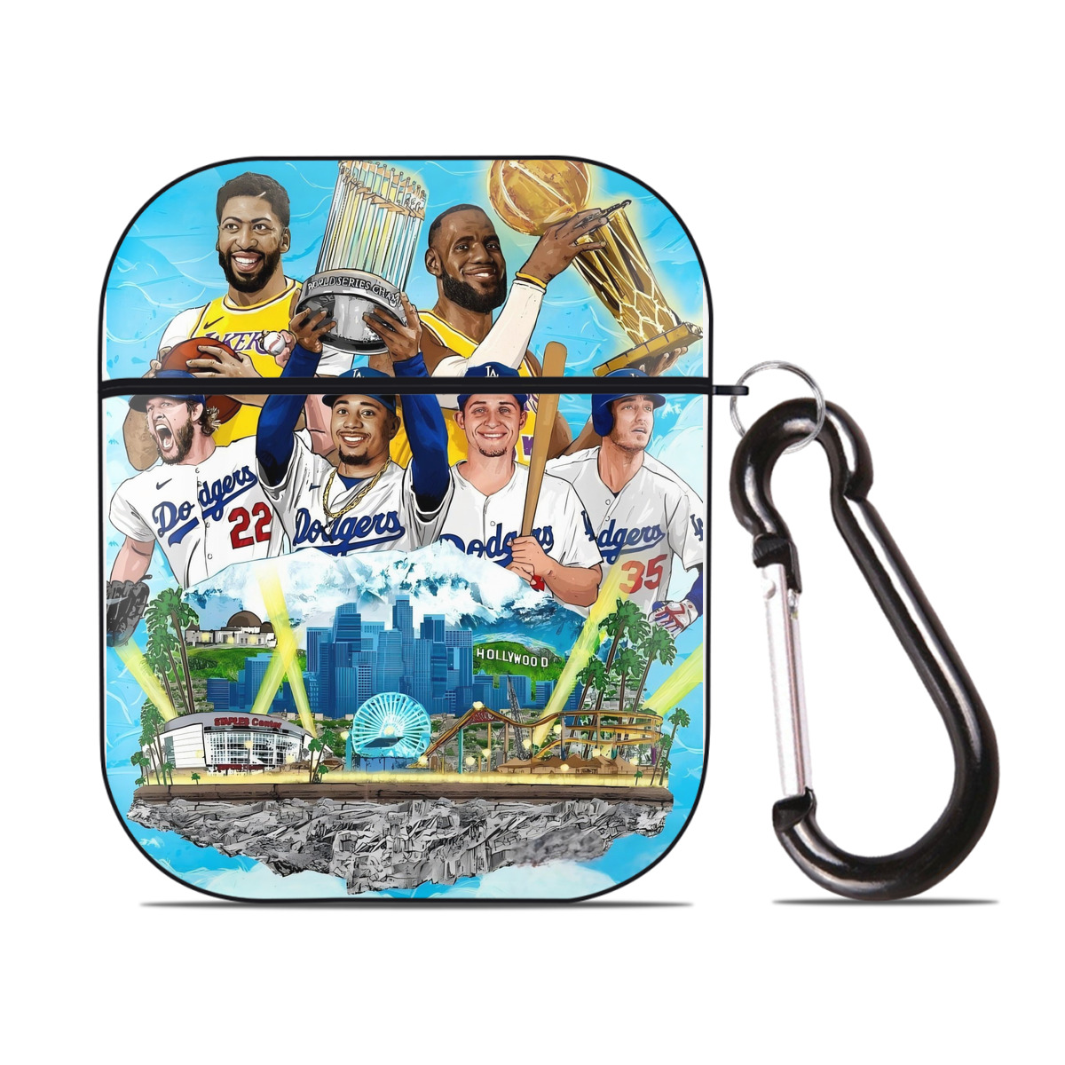  AirPods 2 Case Hard Shell Black, Flexible PC Material, Precise Cutouts, Full Protection, Anti-Fingerprint, Washable, Includes Keychain – Durable & Slim Design