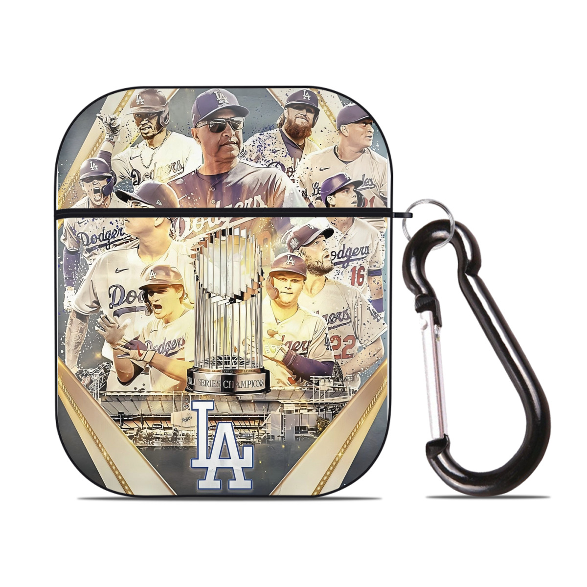  AirPods 2 Case Hard Shell Black, Flexible PC Material, Precise Cutouts, Full Protection, Anti-Fingerprint, Washable, Includes Keychain – Durable & Slim Design