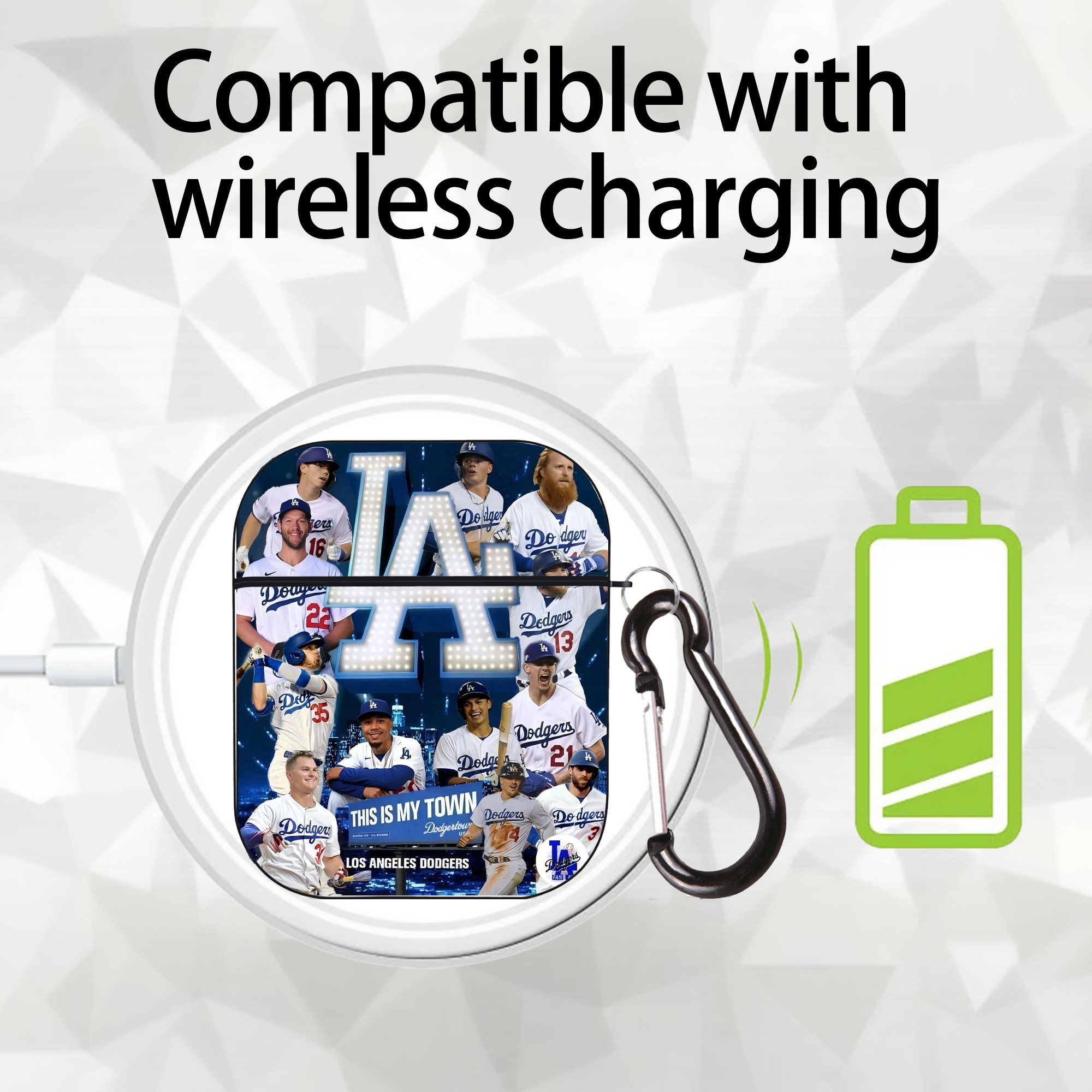  AirPods 2 Case Hard Shell Black, Flexible PC Material, Precise Cutouts, Full Protection, Anti-Fingerprint, Washable, Includes Keychain – Durable & Slim Design