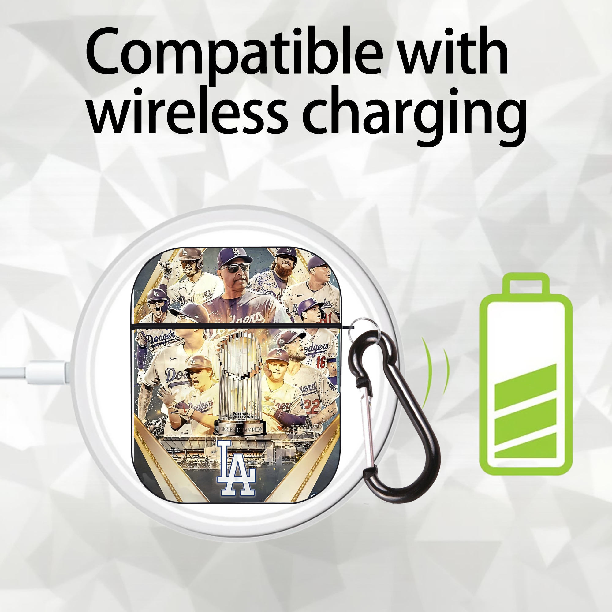  AirPods 2 Case Hard Shell Black, Flexible PC Material, Precise Cutouts, Full Protection, Anti-Fingerprint, Washable, Includes Keychain – Durable & Slim Design