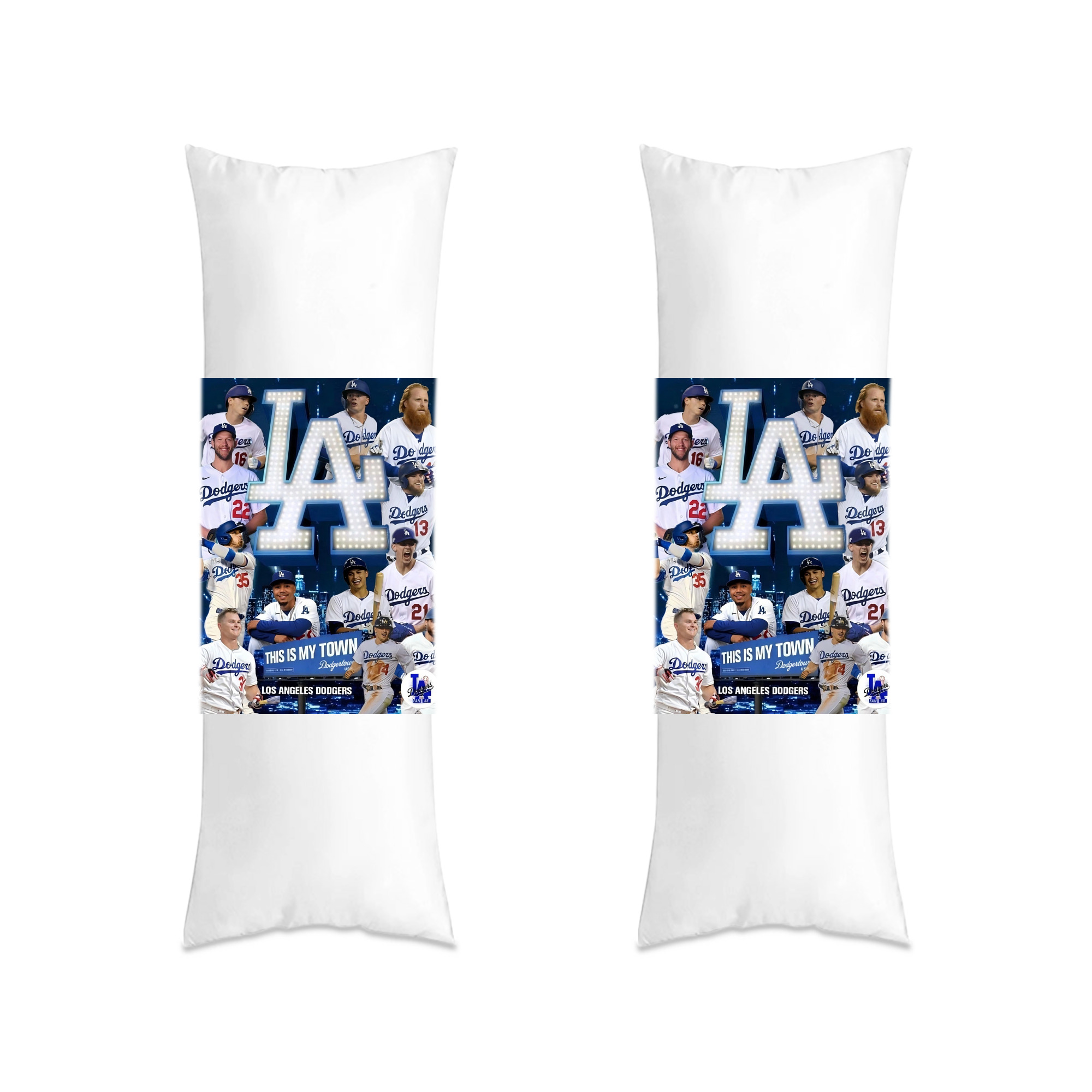  Soft Double-Sided Long Body Pillow Cover, Multiple Sizes, Durable Polyester, Invisible Zipper, Breathable, Easy Care, Wrinkle-Resistant