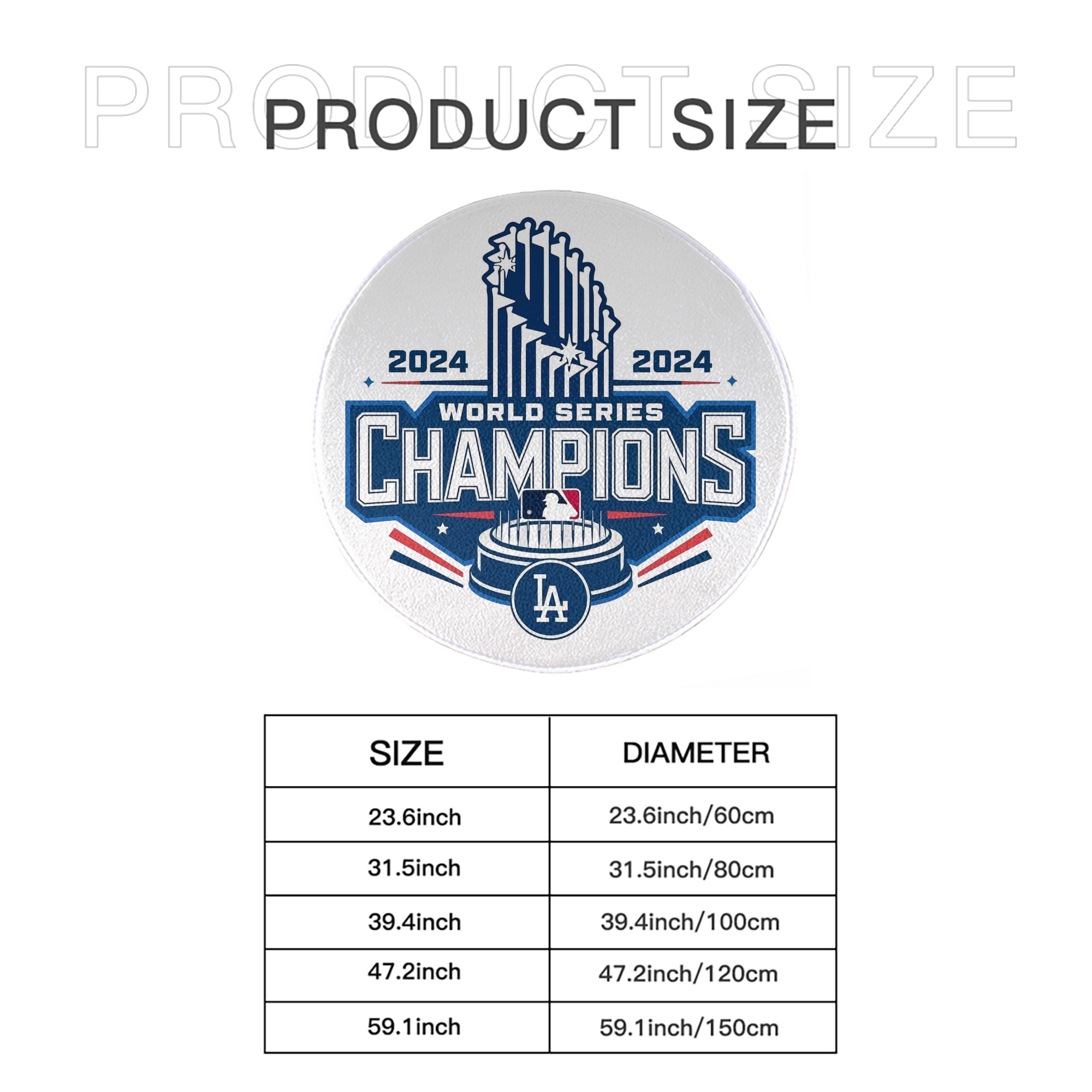  Round Floor Mat – Soft Flannel & High-Density Sponge Core – Non-Slip Dot Backing – Durable Stitched Edges – Quick-Dry & Breathable – Perfect For Home, Bathroom & Living Room