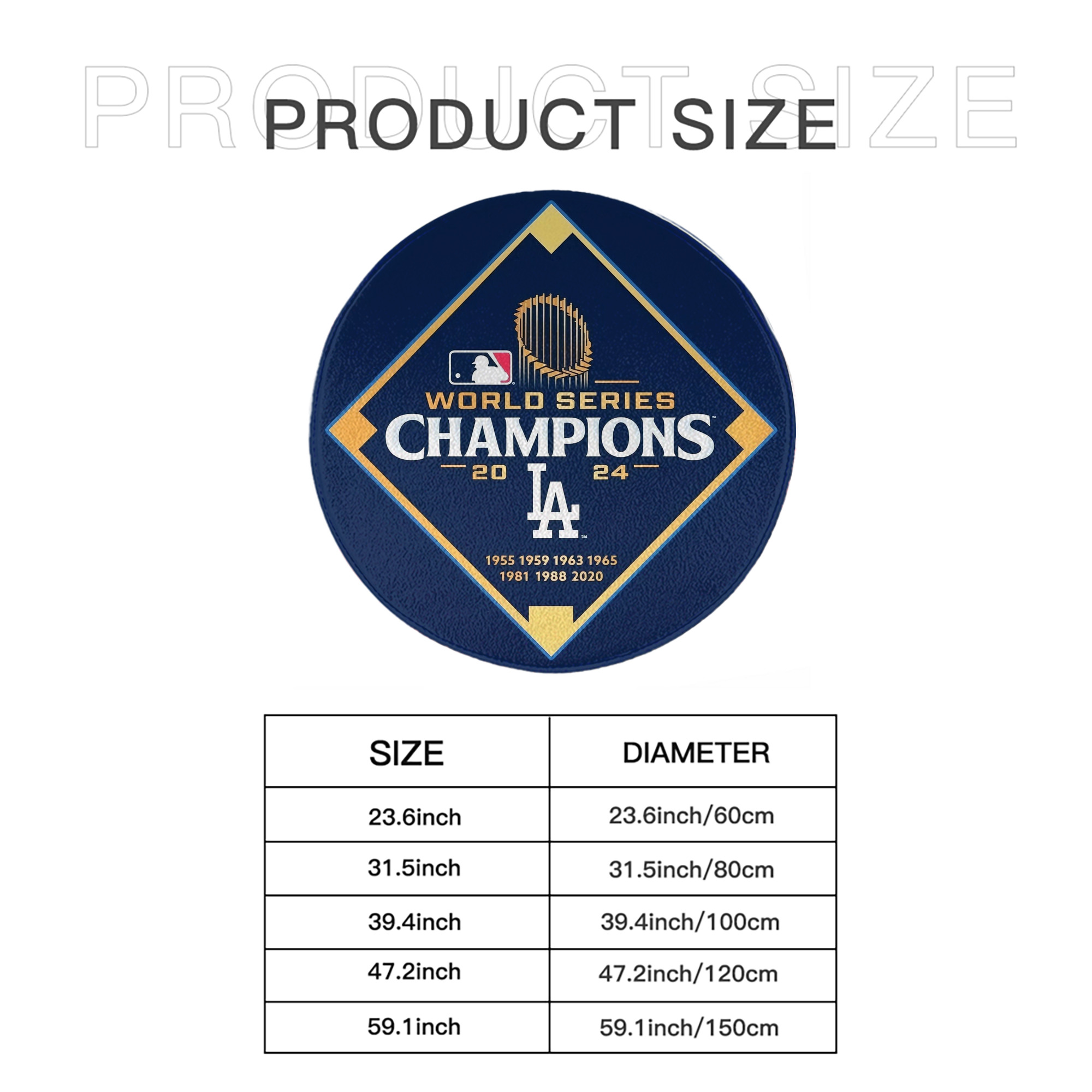  Round Floor Mat – Soft Flannel & High-Density Sponge Core – Non-Slip Dot Backing – Durable Stitched Edges – Quick-Dry & Breathable – Perfect For Home, Bathroom & Living Room