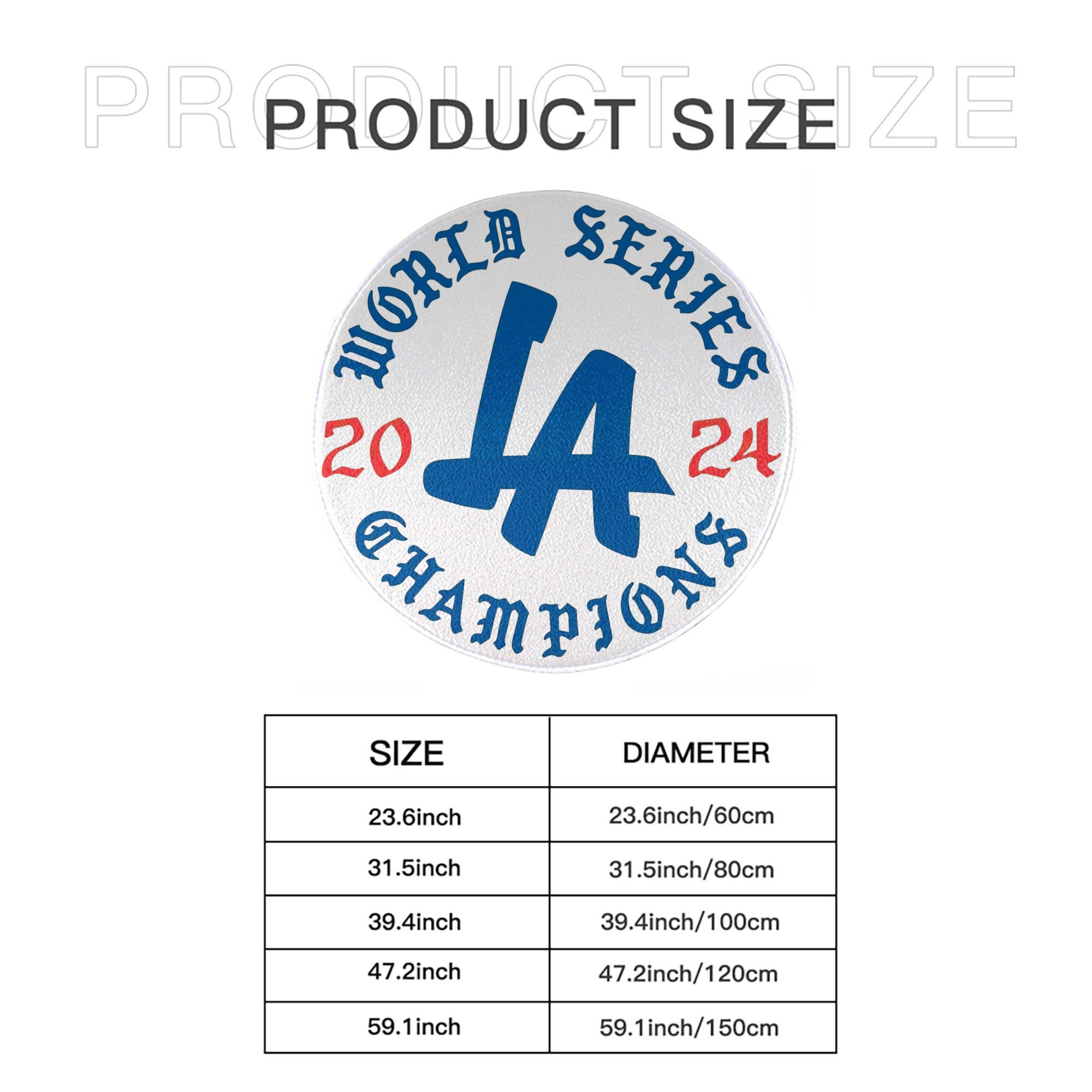  Round Floor Mat – Soft Flannel & High-Density Sponge Core – Non-Slip Dot Backing – Durable Stitched Edges – Quick-Dry & Breathable – Perfect For Home, Bathroom & Living Room