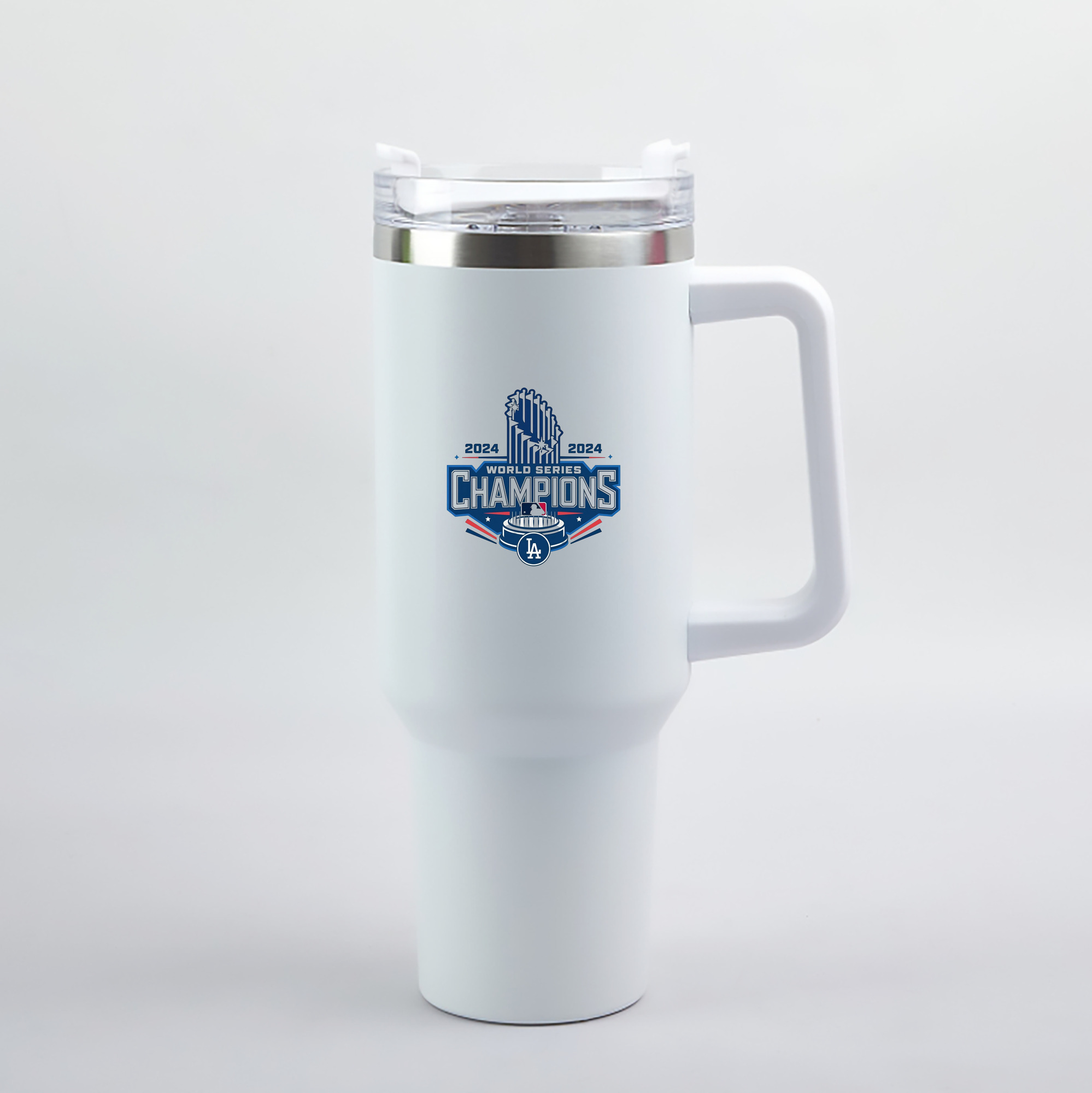  40oz Handle Car Tumbler – Durable Stainless Steel Travel Mug With UV Print – Double Wall Insulated, Fits Most Car Cup Holders